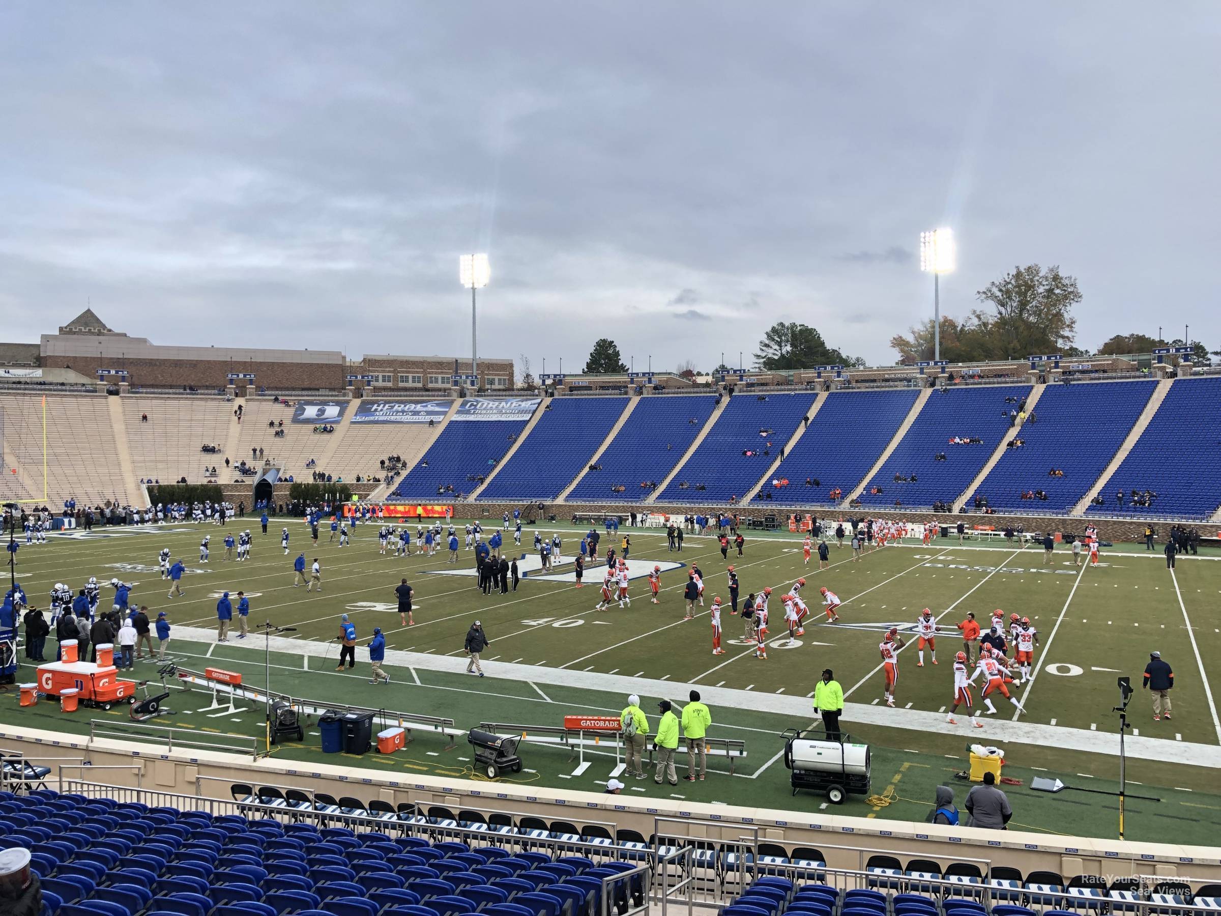 section 29, row k seat view  - wallace wade stadium