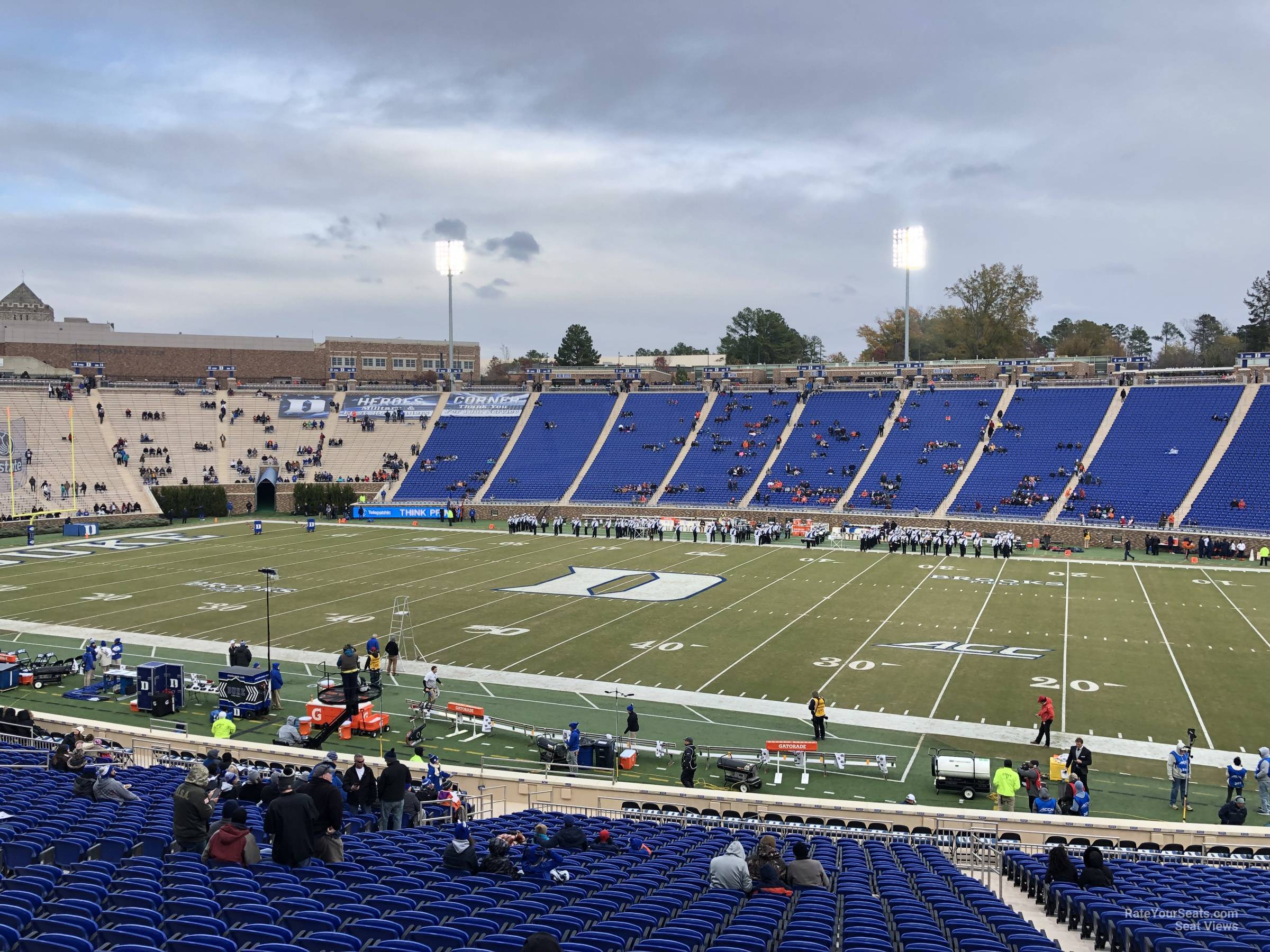 section 29, row z seat view  - wallace wade stadium