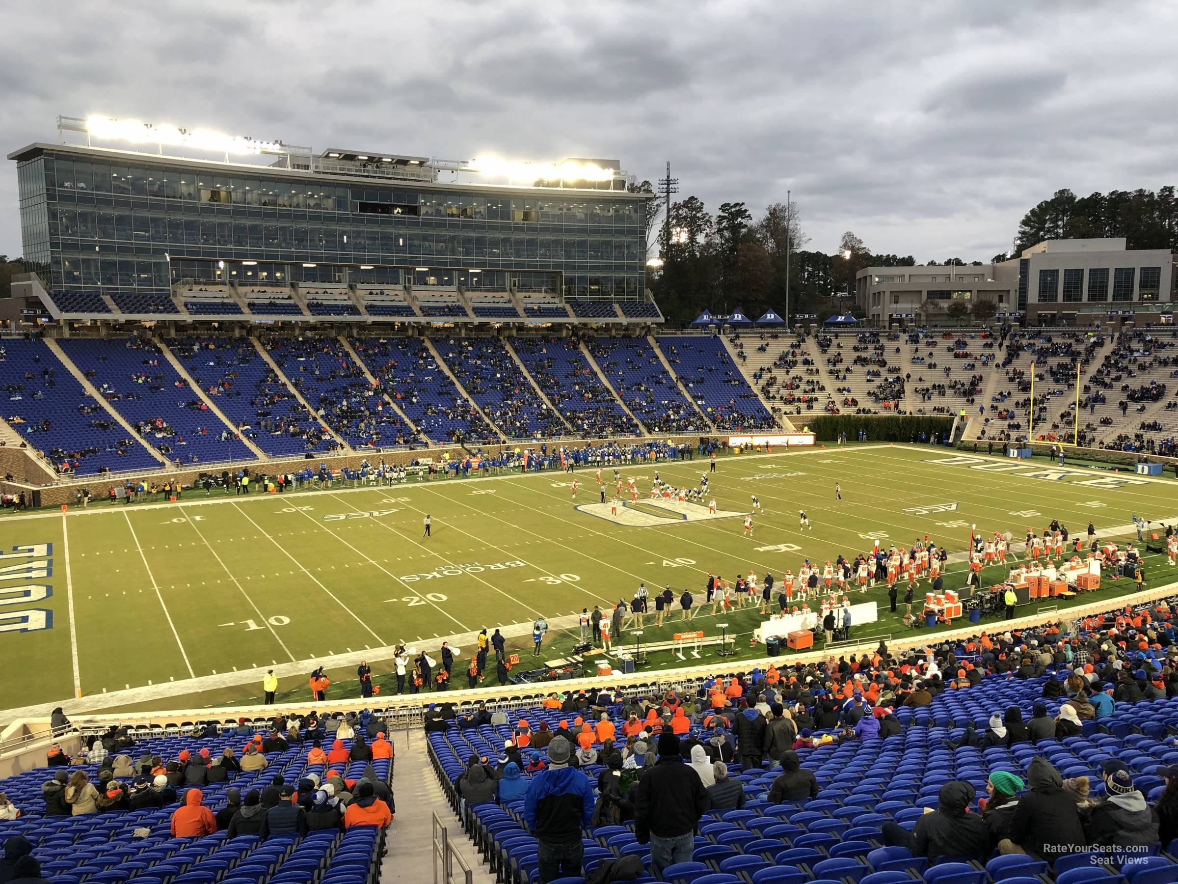 section 3, row pp seat view  - wallace wade stadium