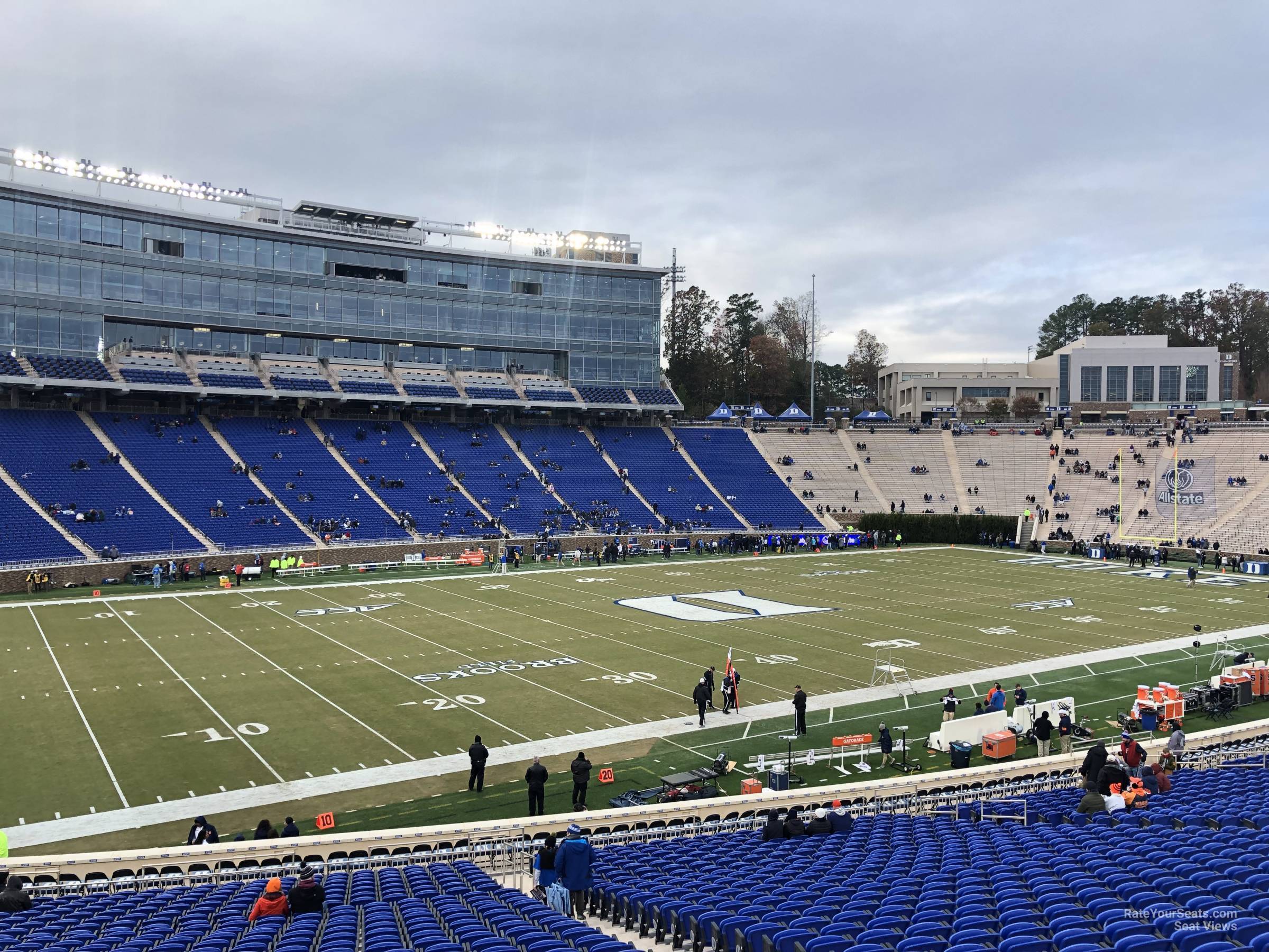 section 3, row z seat view  - wallace wade stadium