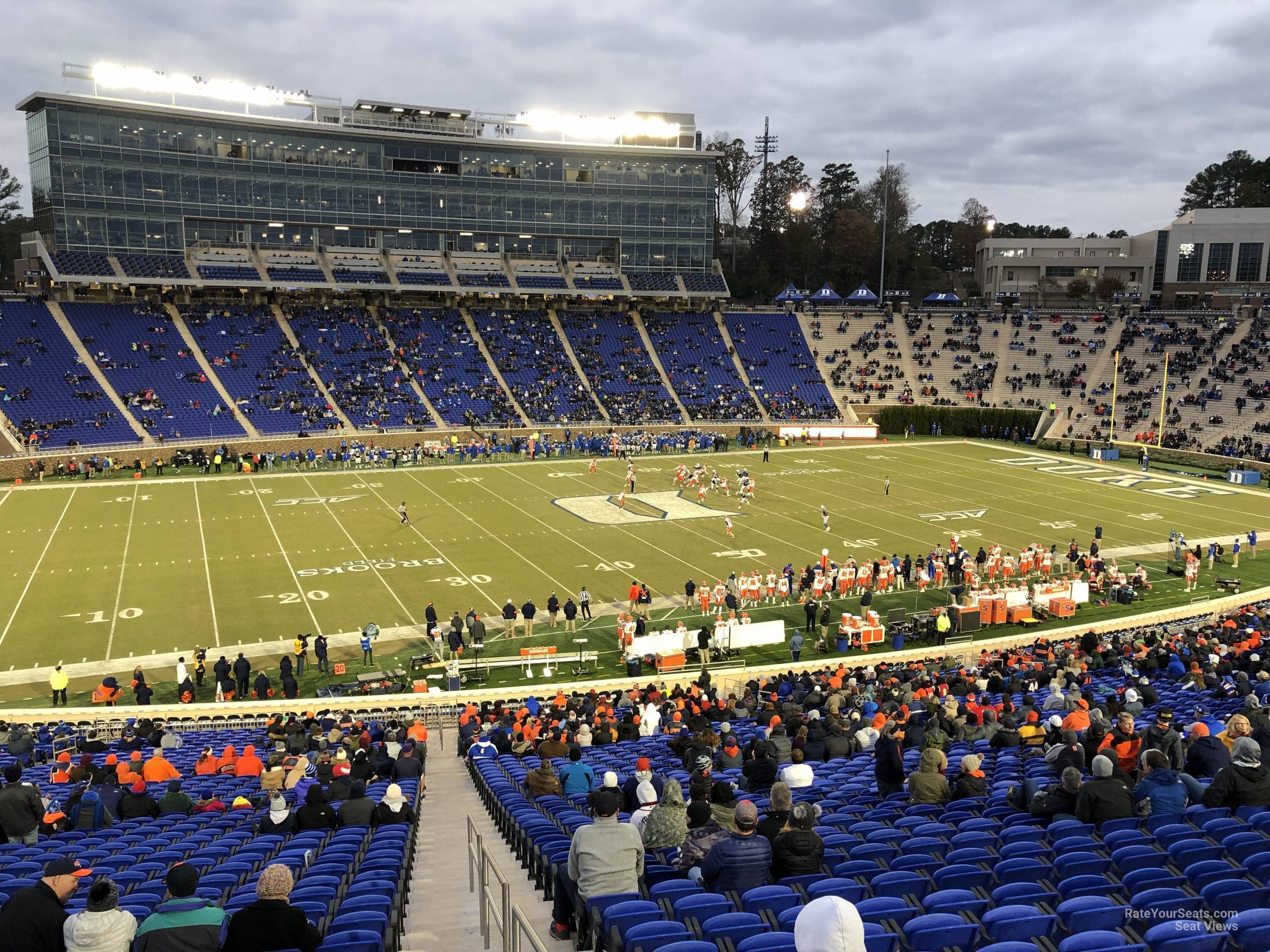 section 4, row pp seat view  - wallace wade stadium