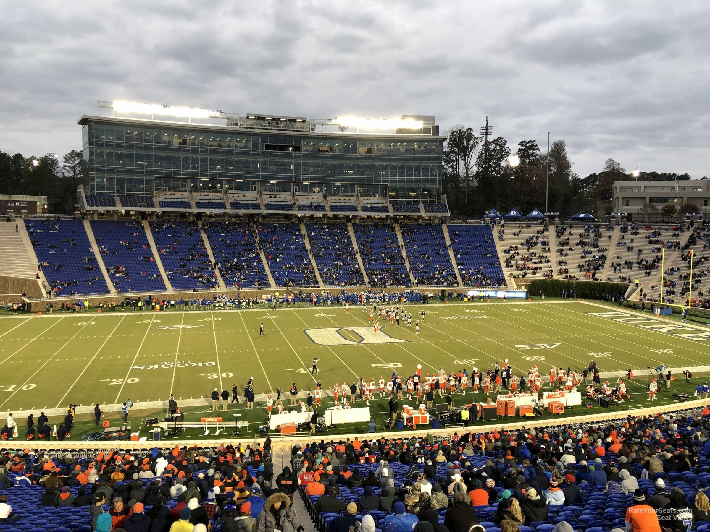 section 5, row pp seat view  - wallace wade stadium