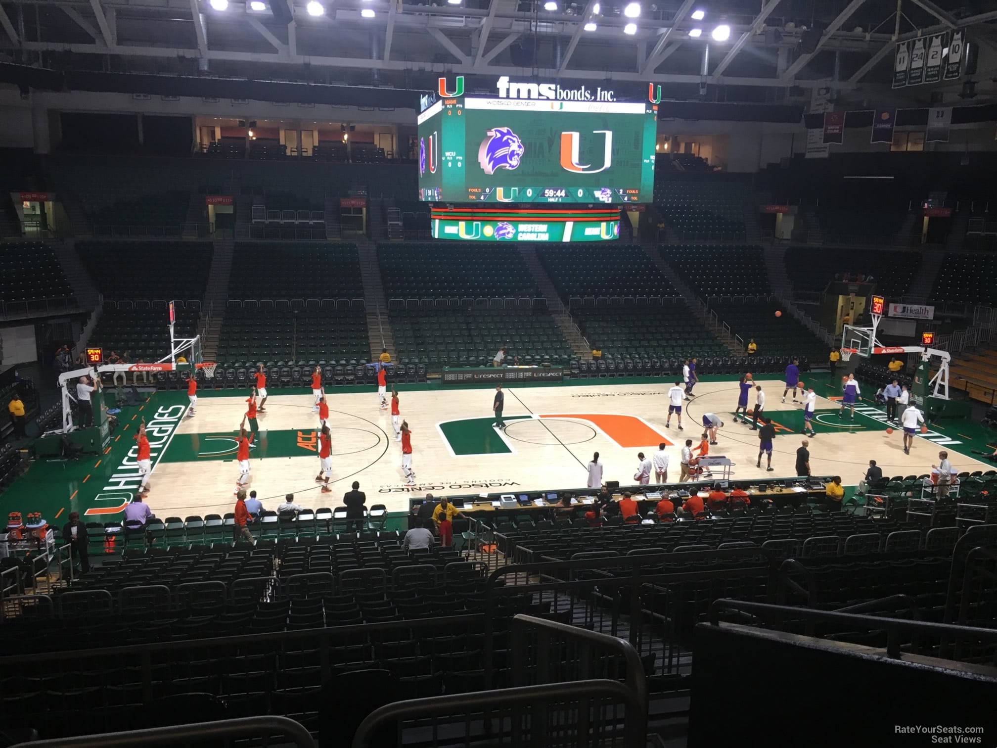 section 102, row aa seat view - watsco center
