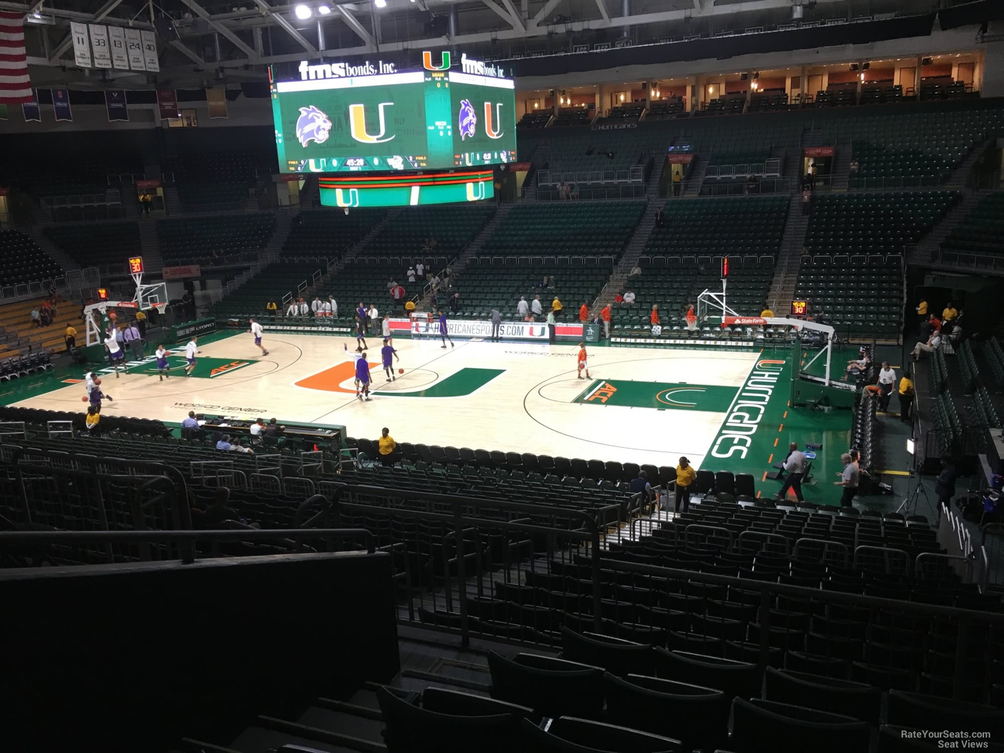 section 110, row aa seat view  - watsco center