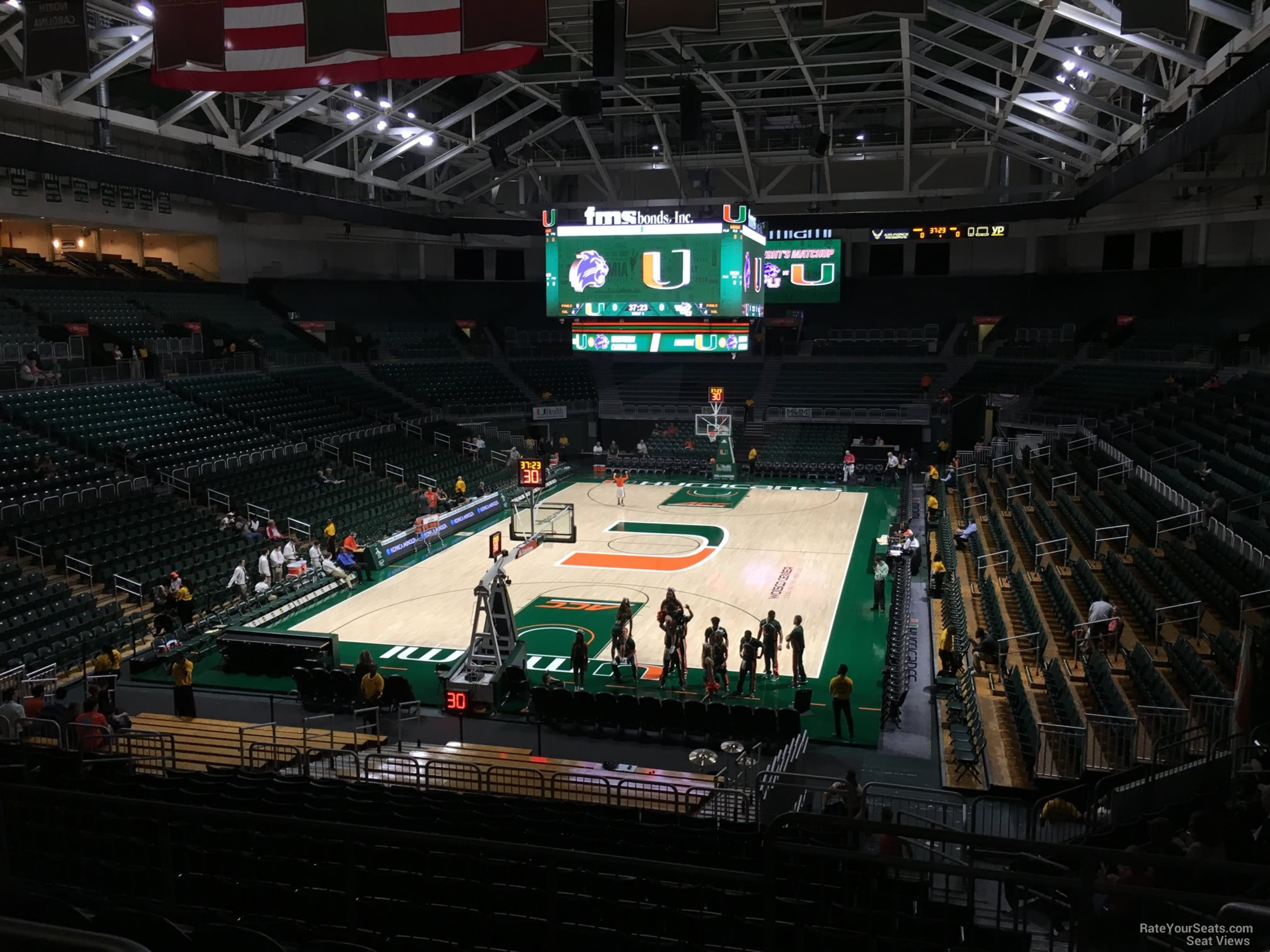 section 117, row aa seat view  - watsco center