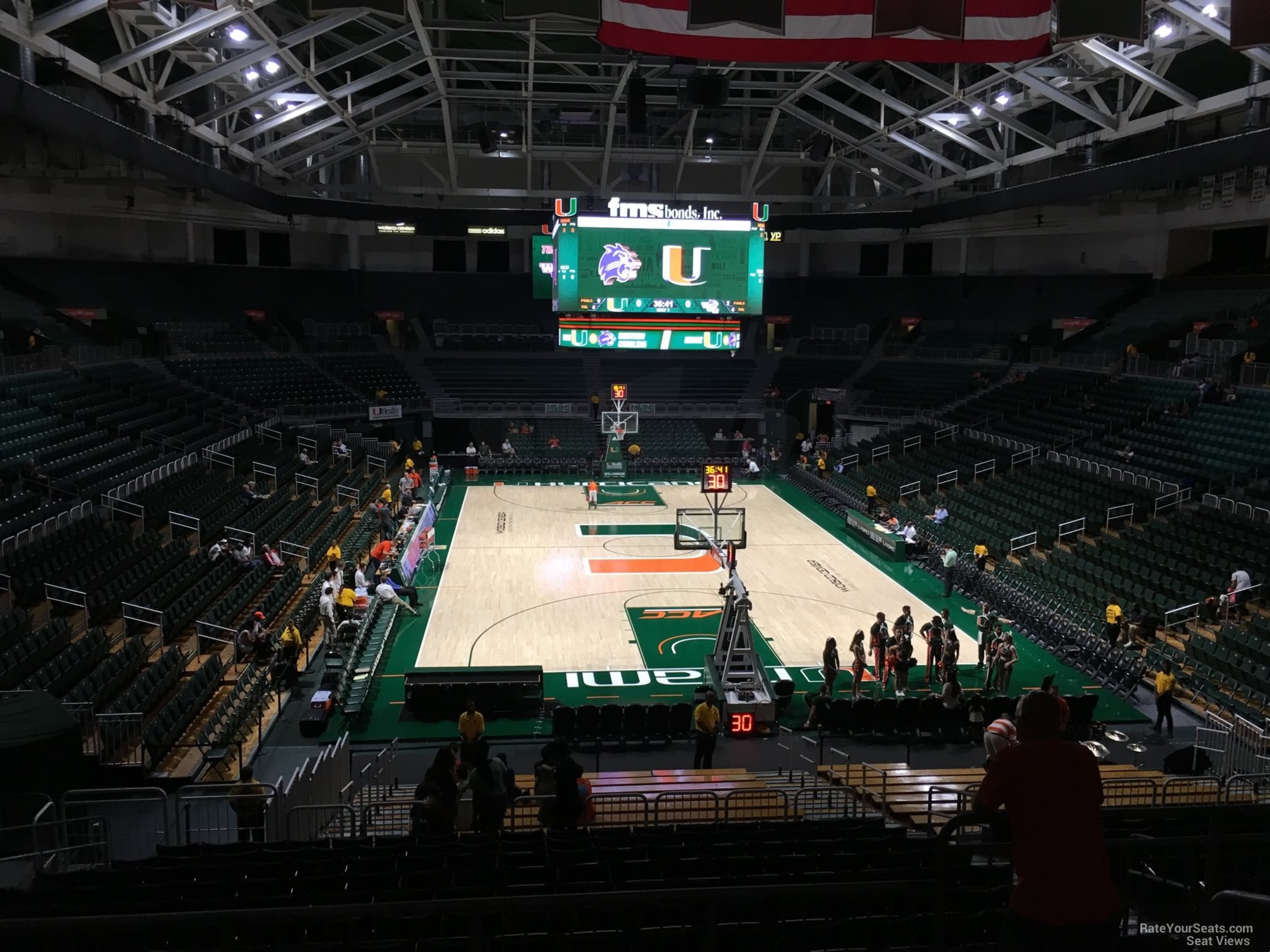 section 118, row aa seat view  - watsco center