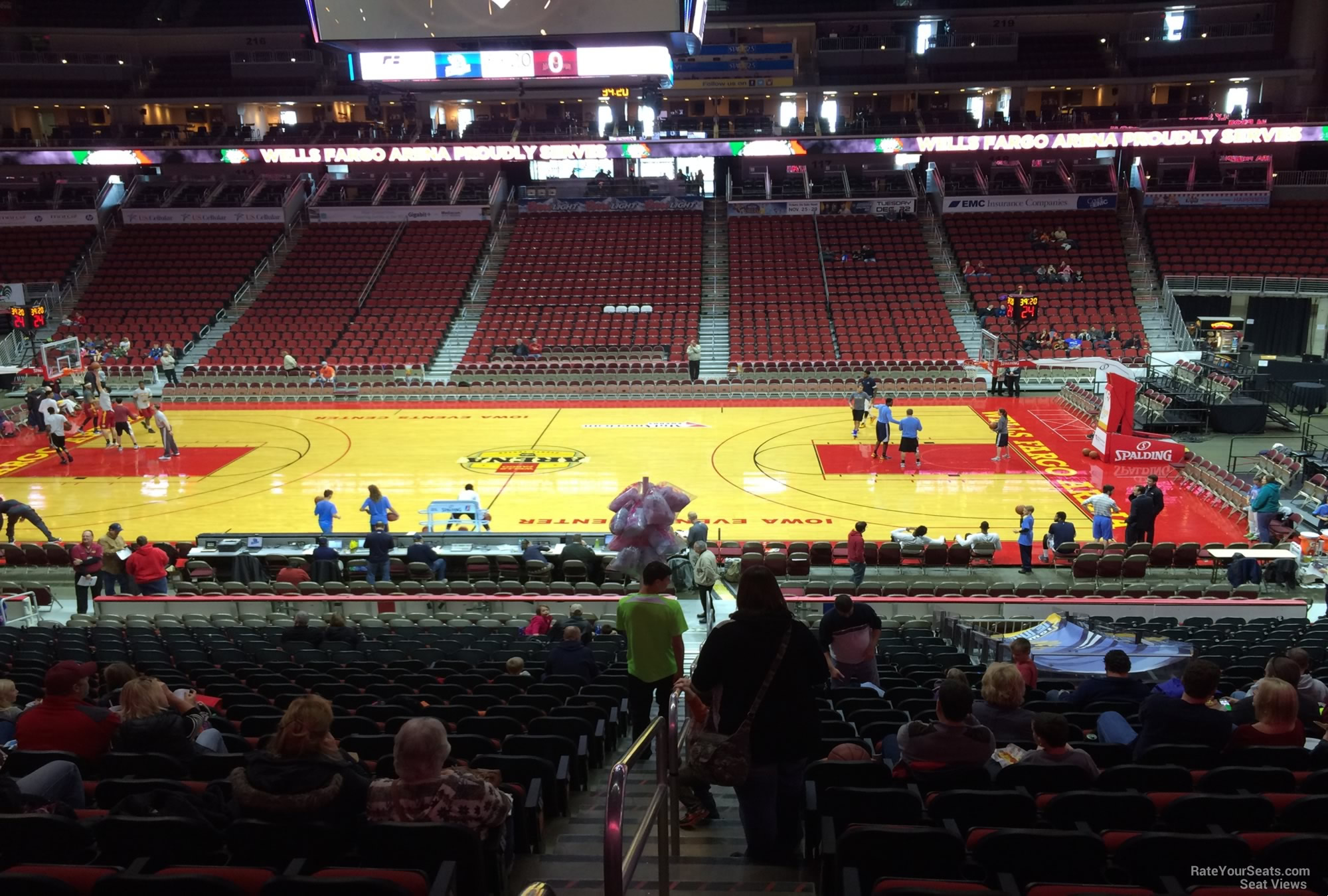 Section 104 at Wells Fargo Arena