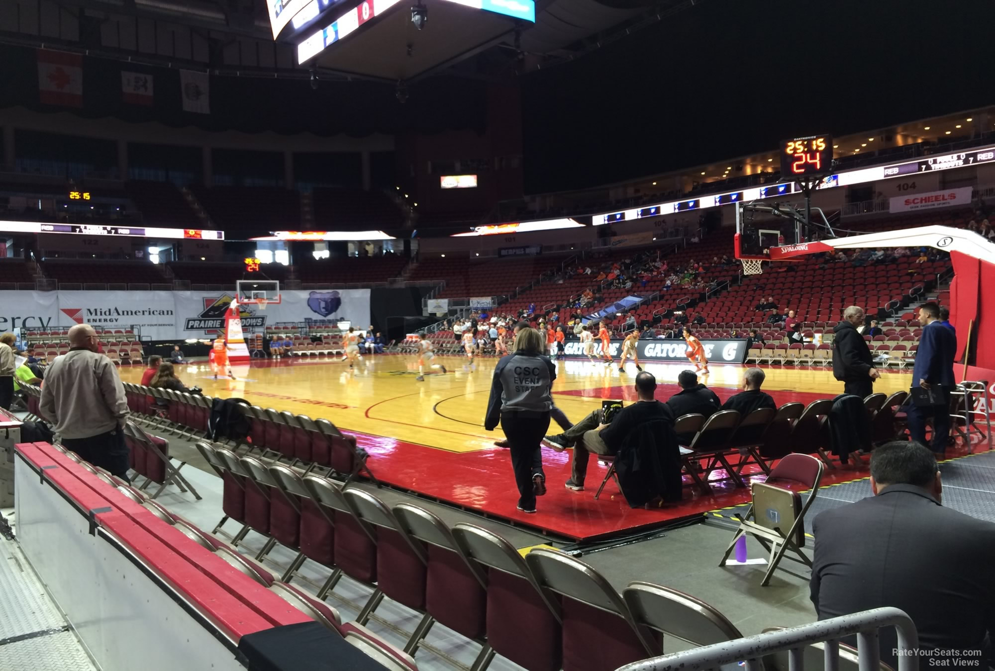 Wells Fargo Arena (Des Moines, IA) Section 113 Basketball Seating