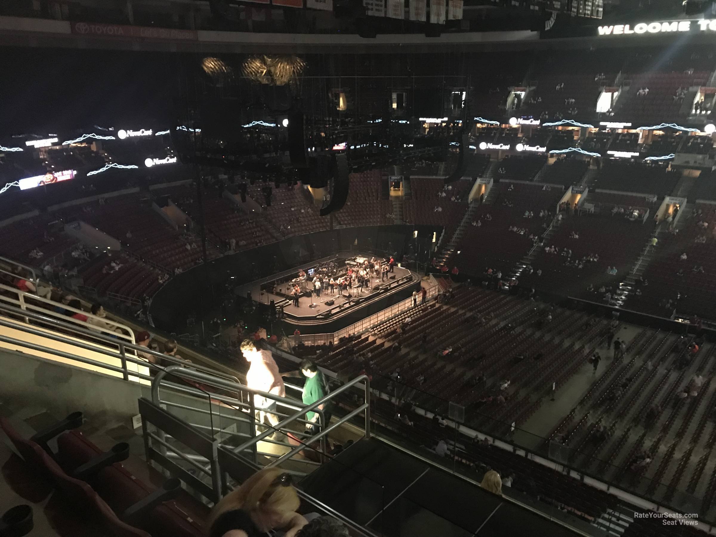 section 202, row 7 seat view  for concert - wells fargo center