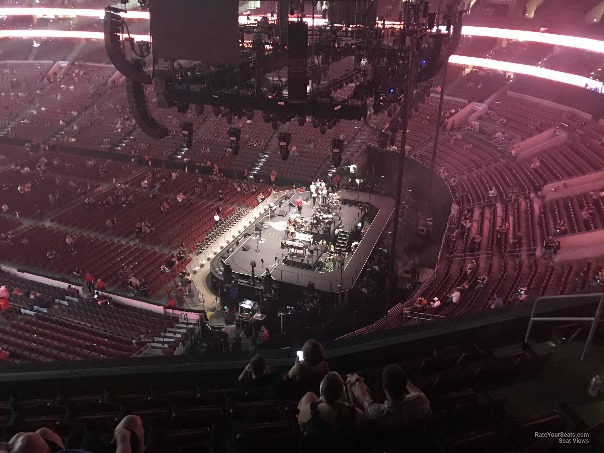 section 216, row 7 seat view  for concert - wells fargo center