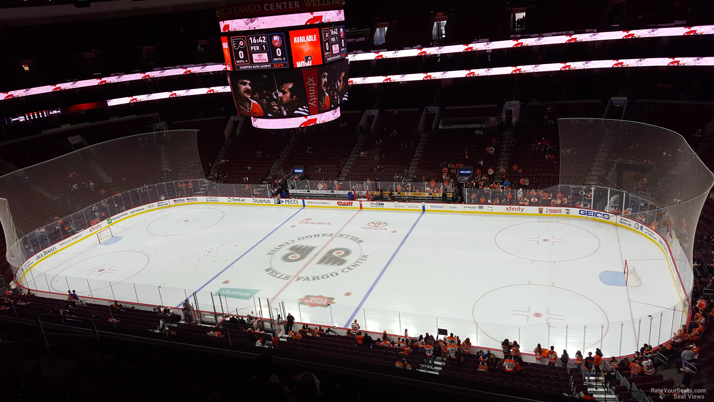 Wells-Fargo-Center-Hockey-Section-215-Ro