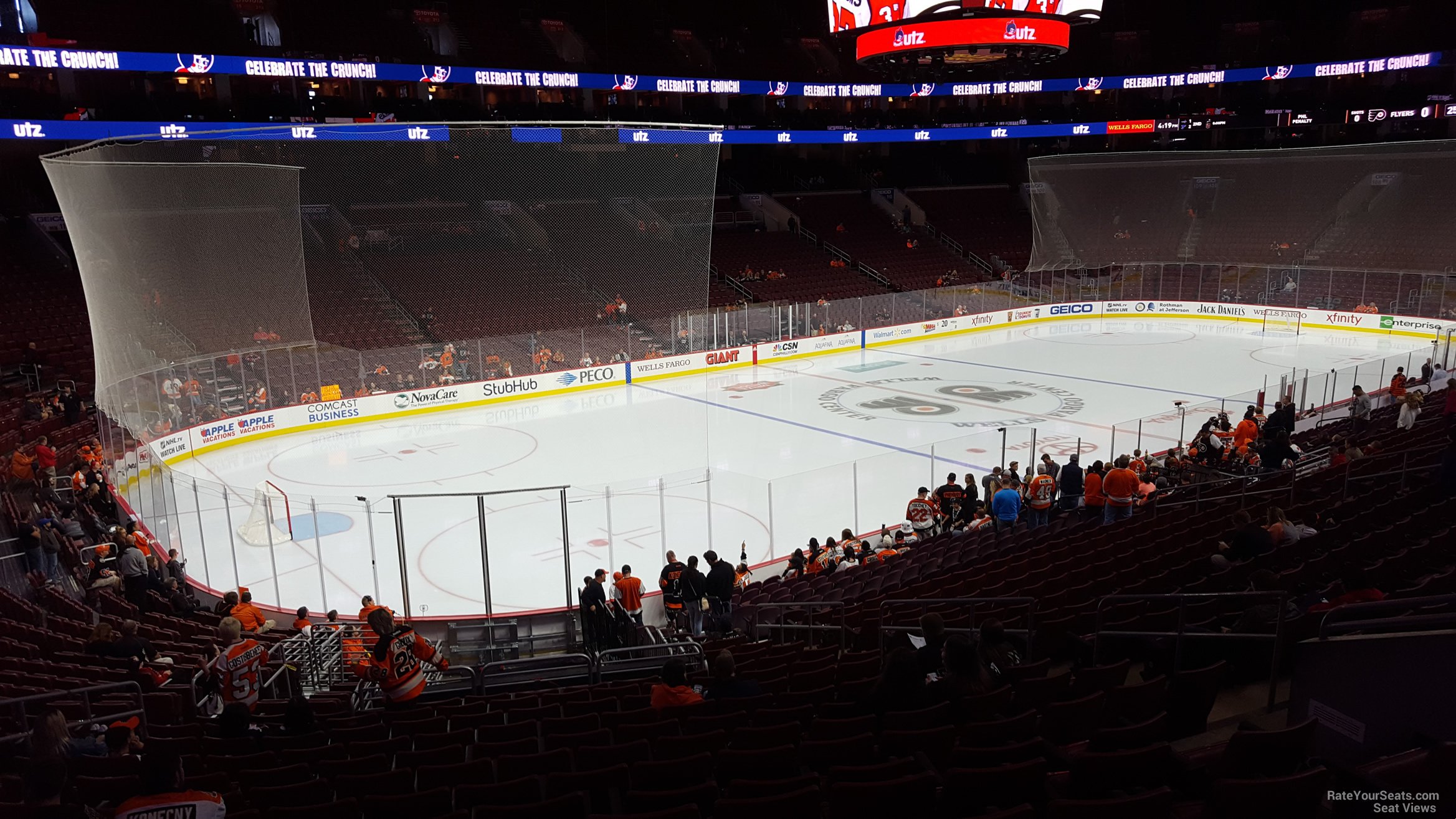 club 22 seat view  for hockey - wells fargo center
