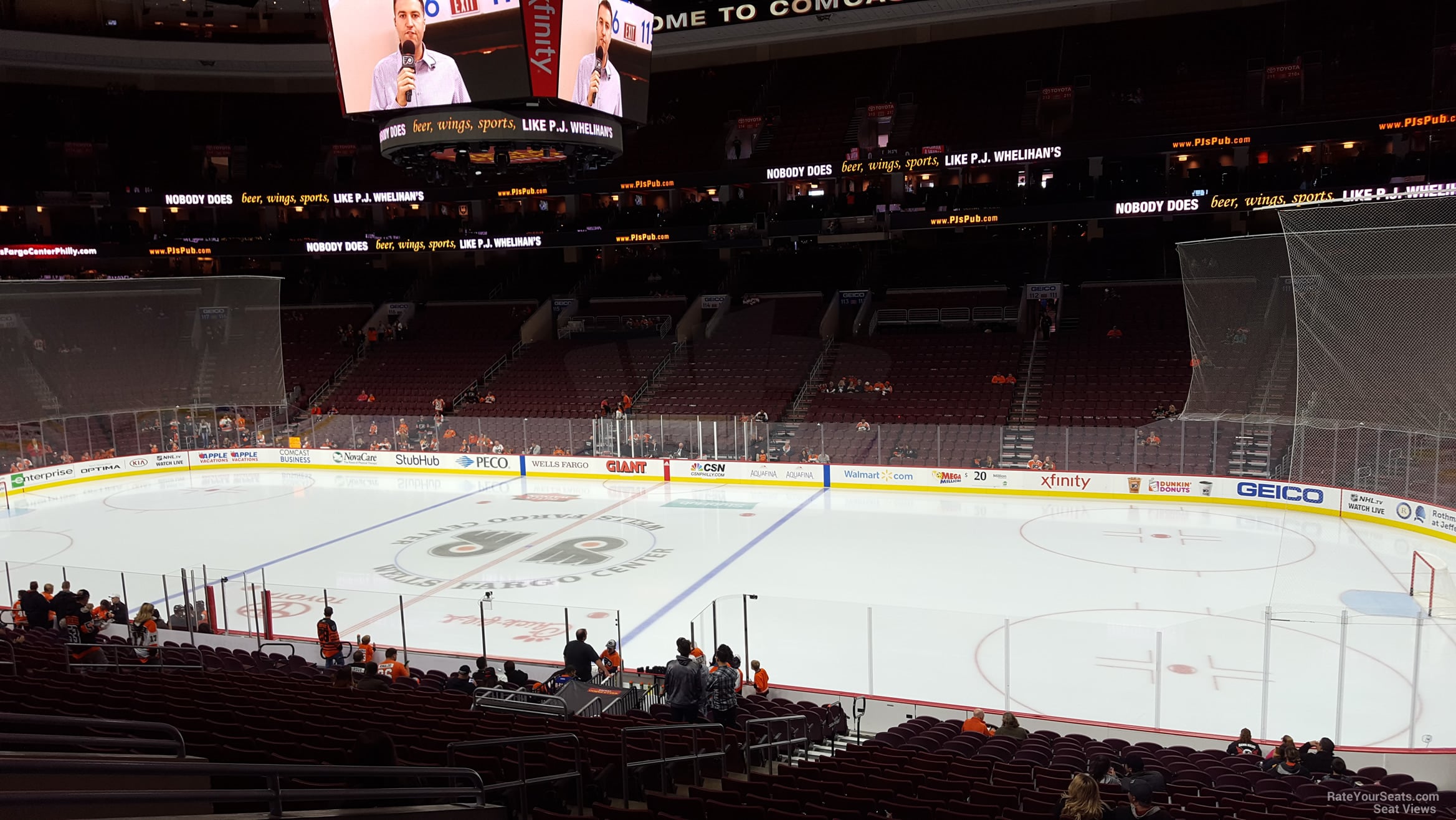 Wells Fargo Center Seating Views