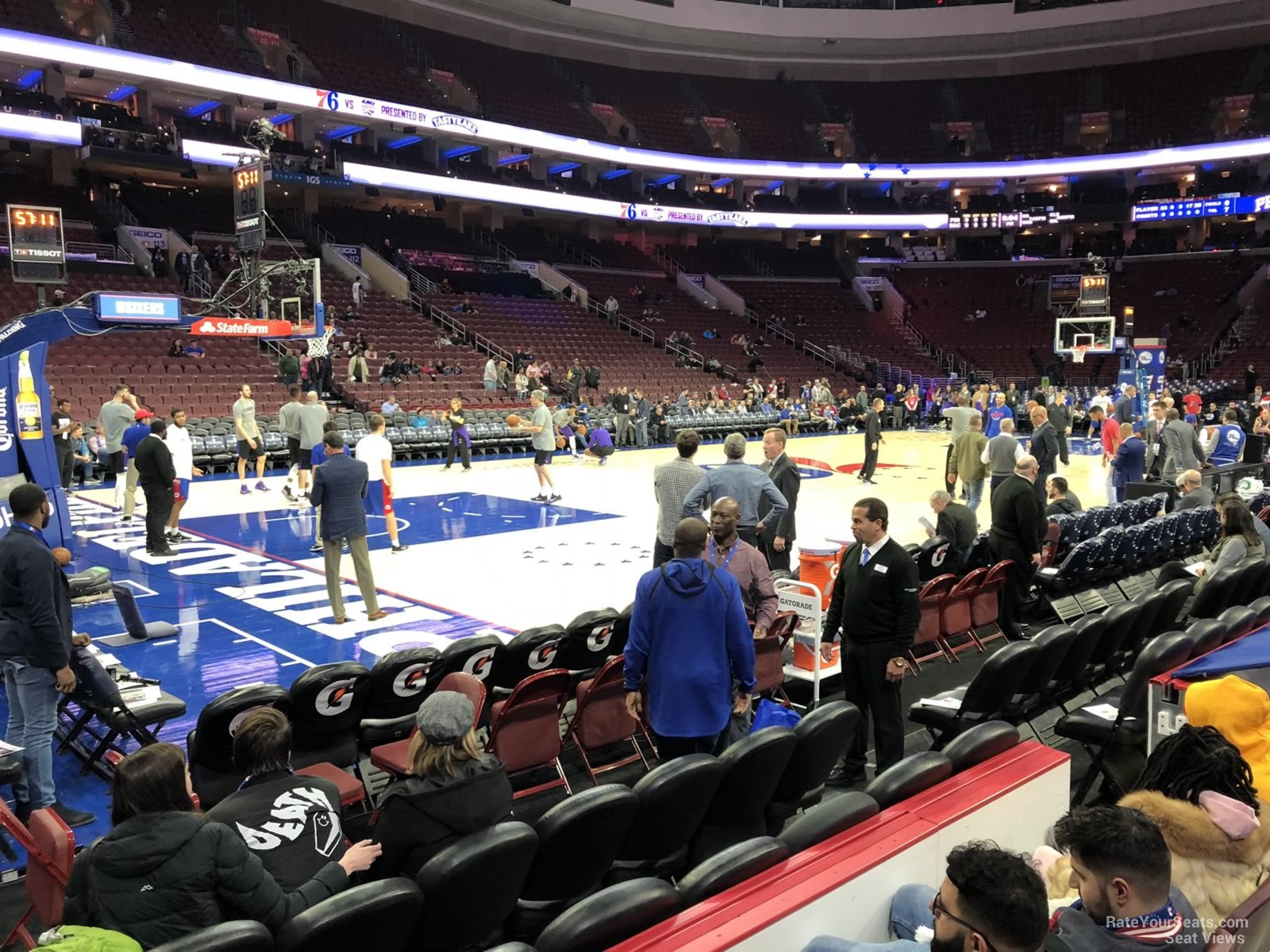 wells fargo center section 123 philadelphia 76ers rateyourseats com flyers seating chart lower center section 123
