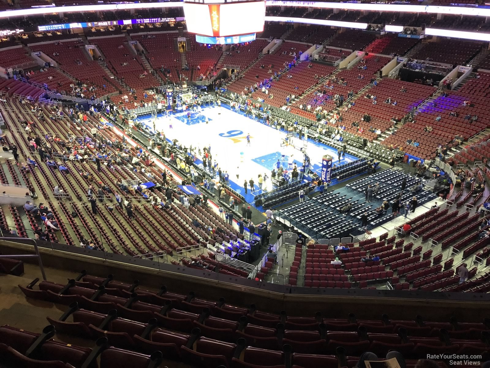 section 205, row 7 seat view  for basketball - wells fargo center