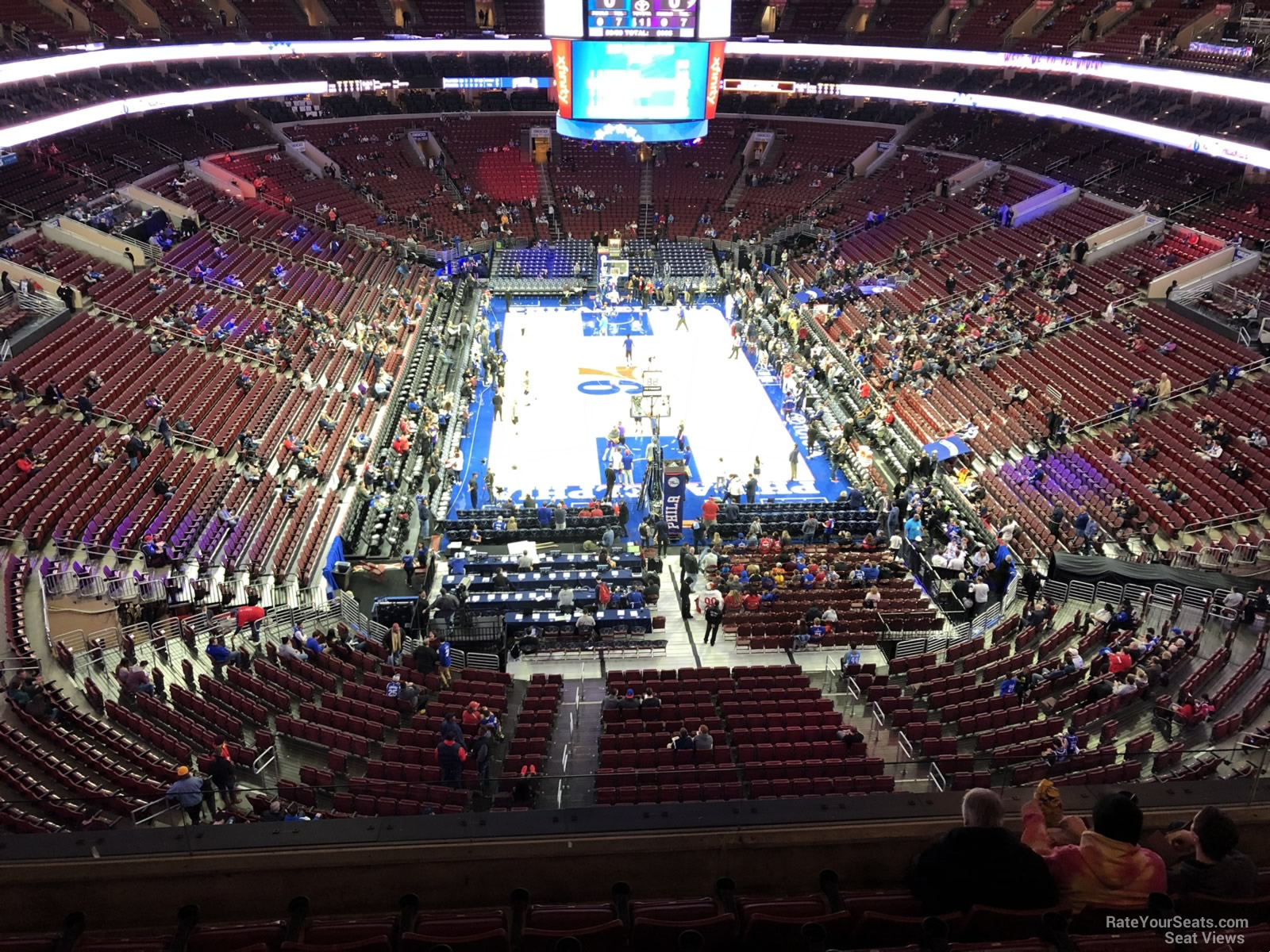 Section 219 at Wells Fargo Center Philadelphia 76ers