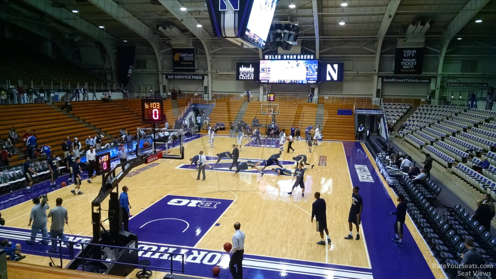 welsh ryan arena section 208 rateyourseats com new welsh ryan seating chart