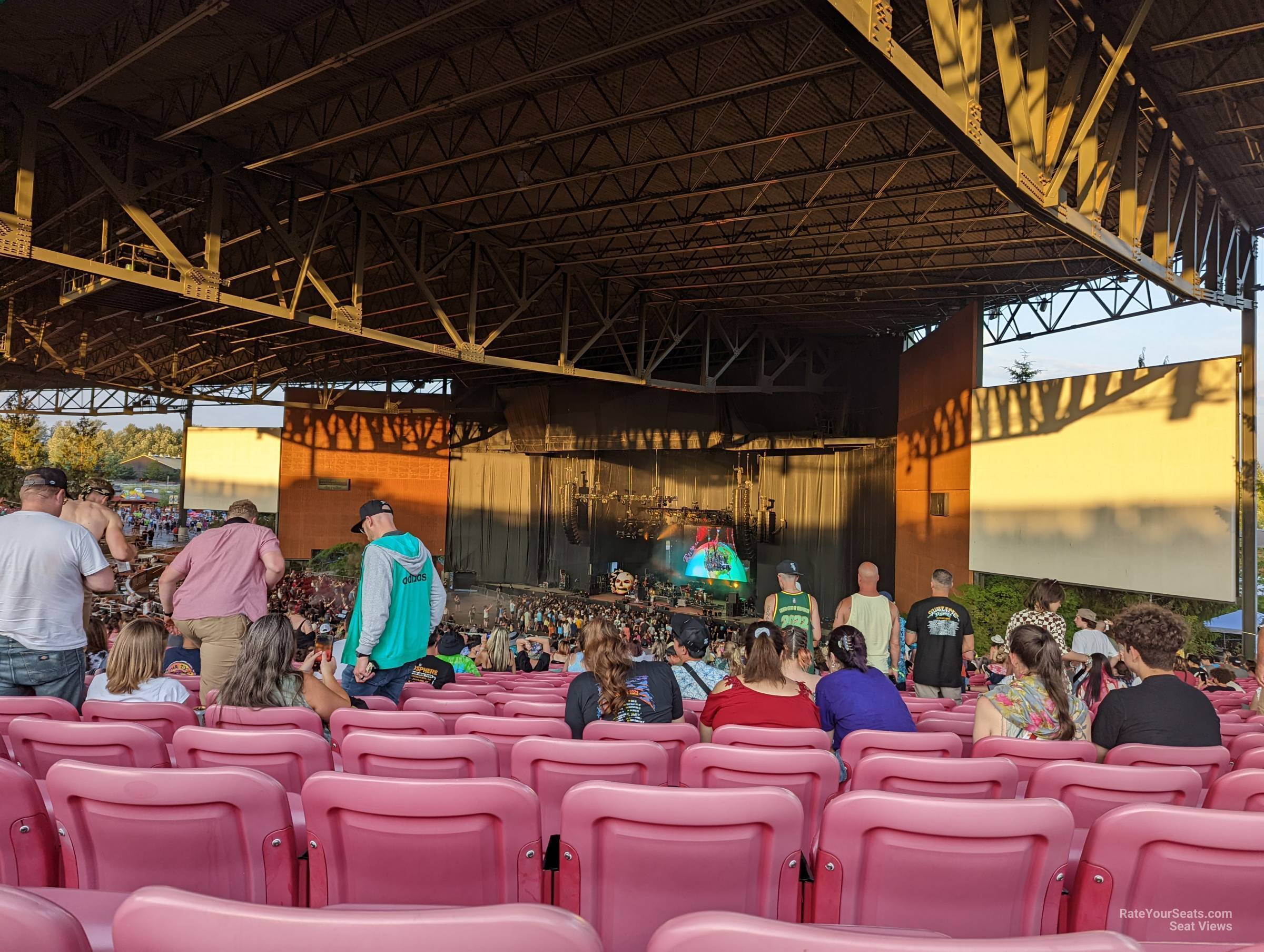 section 202, row 32 seat view  - white river amphitheatre