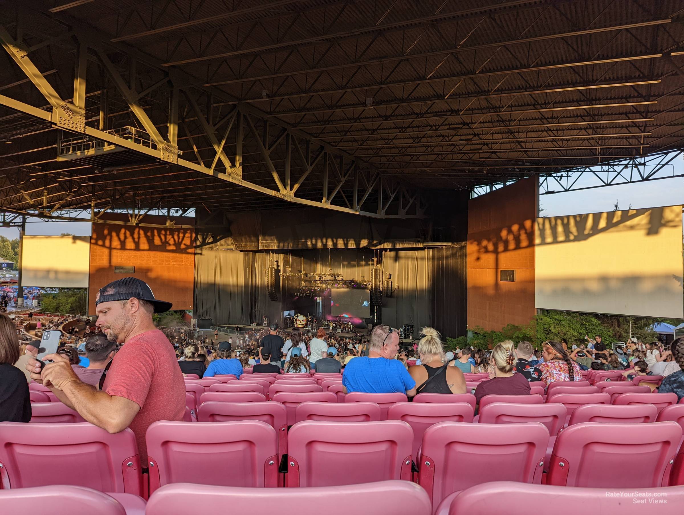 section 203, row 32 seat view  - white river amphitheatre