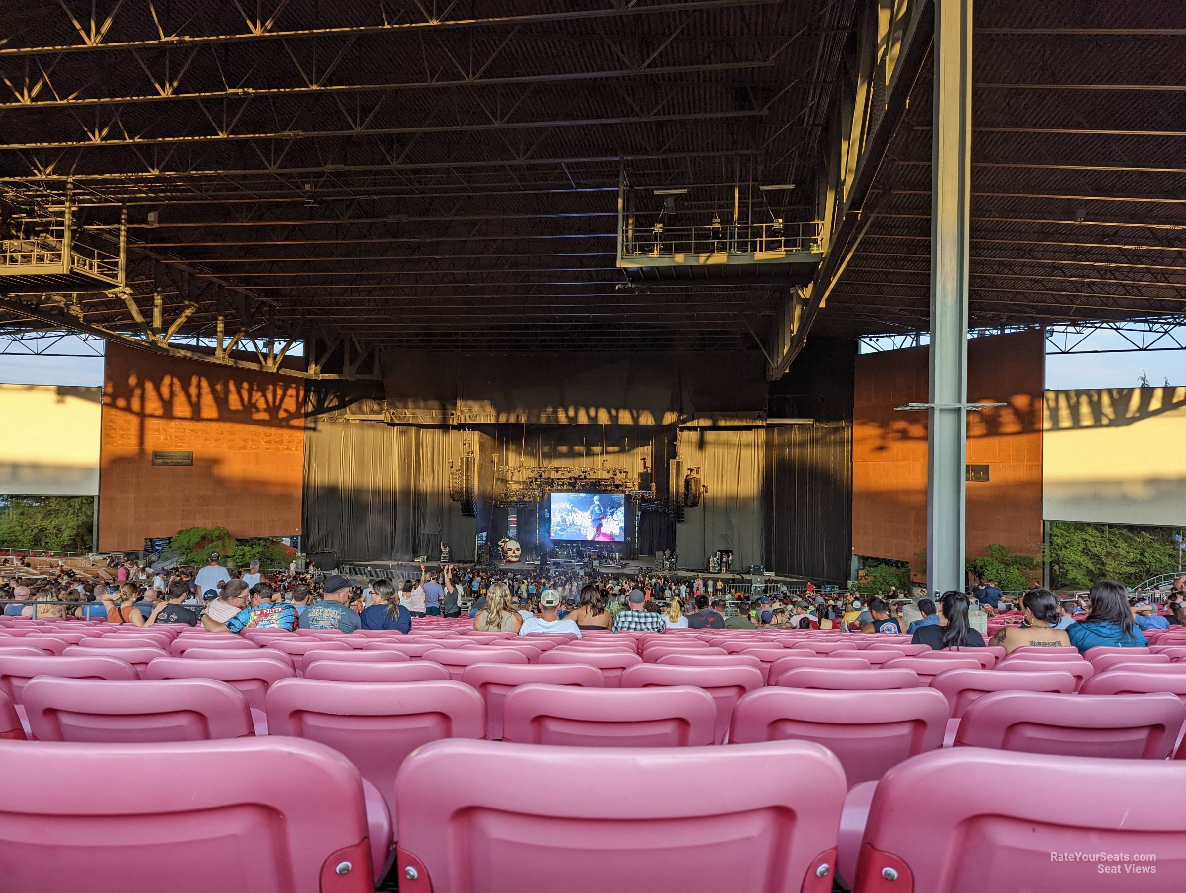 section 205, row 32 seat view  - white river amphitheatre