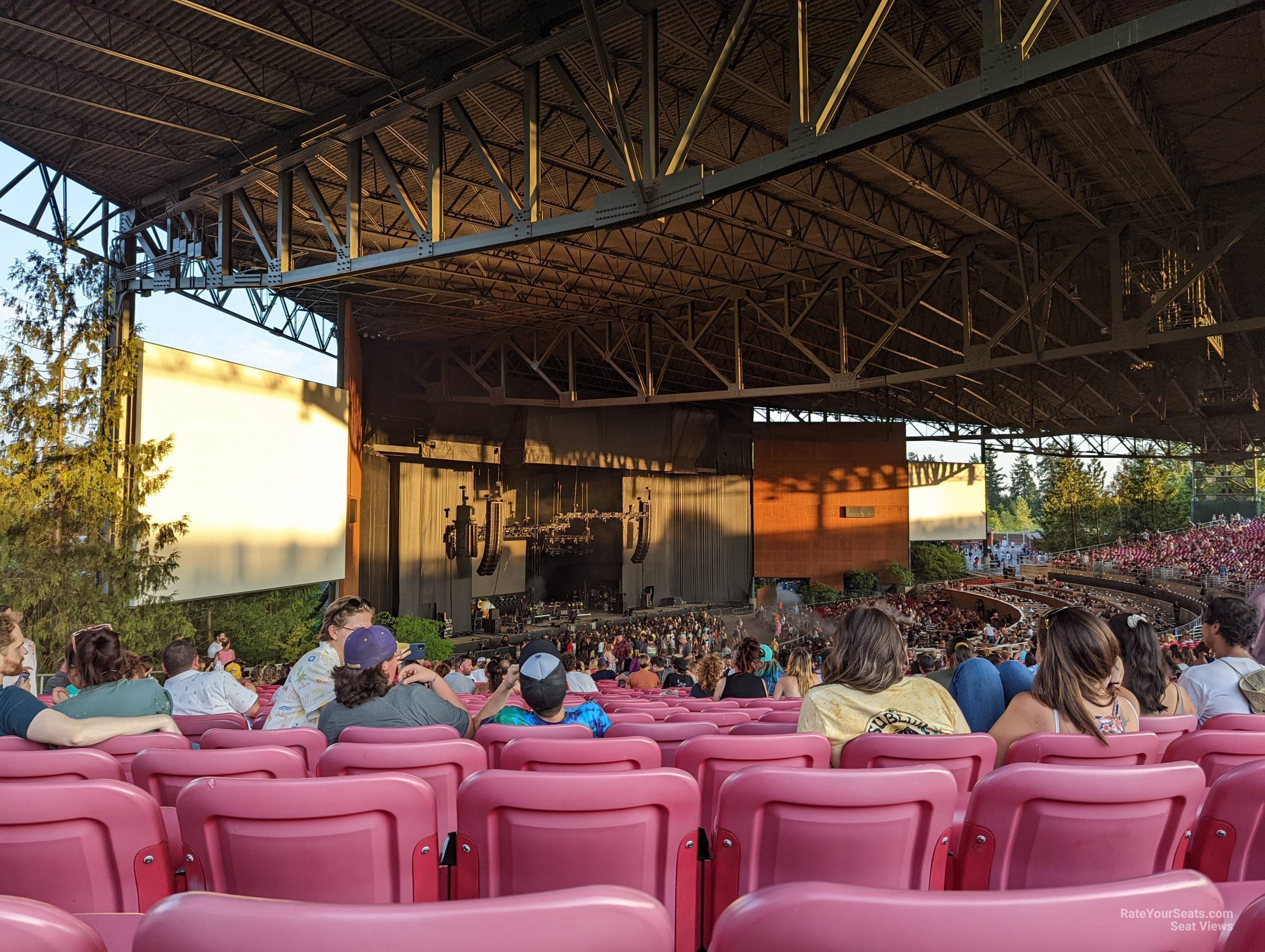 section 211, row 32 seat view  - white river amphitheatre