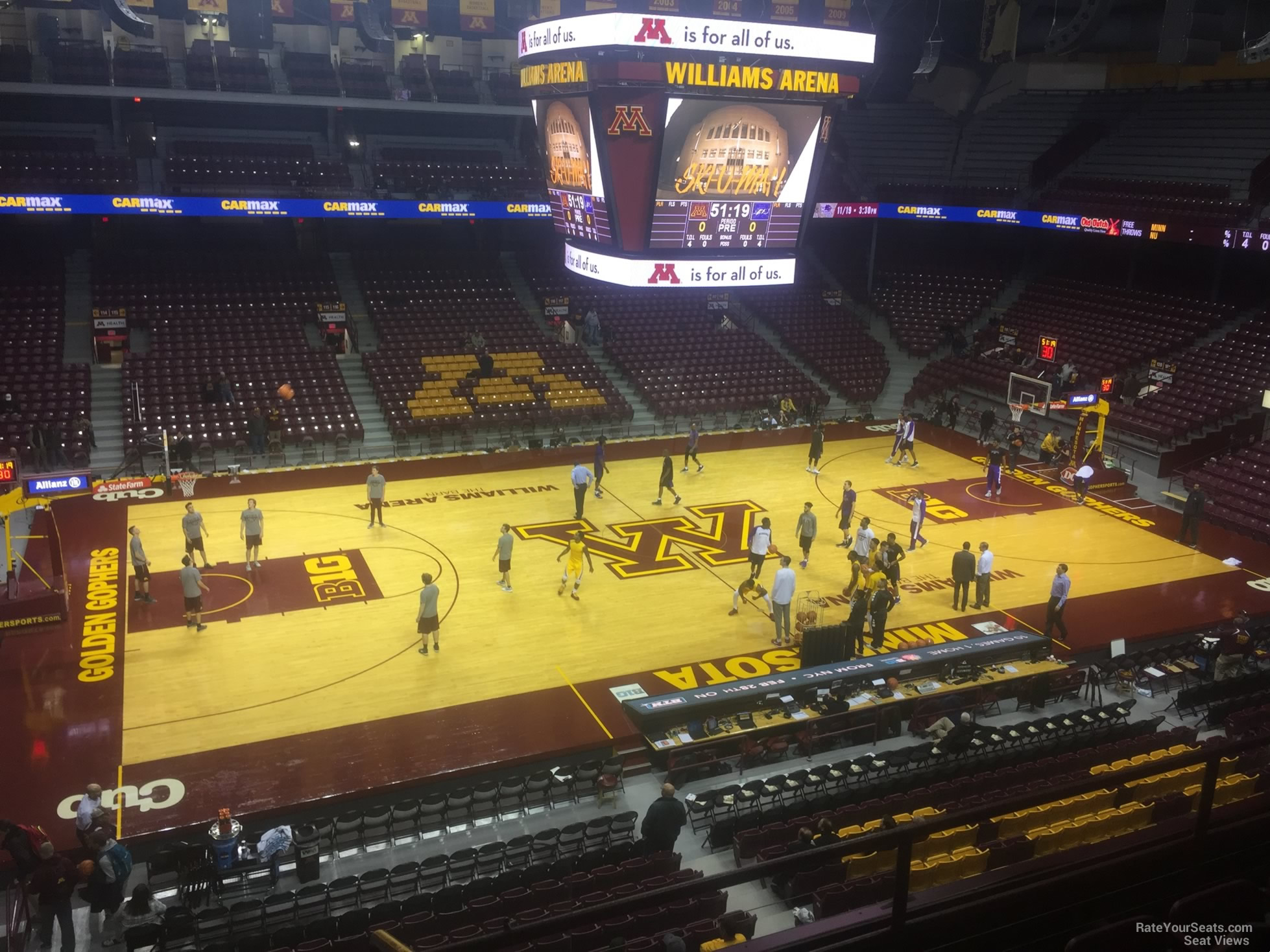 section 208, row 7 seat view  - the barn by blue cross and blue shield of mn