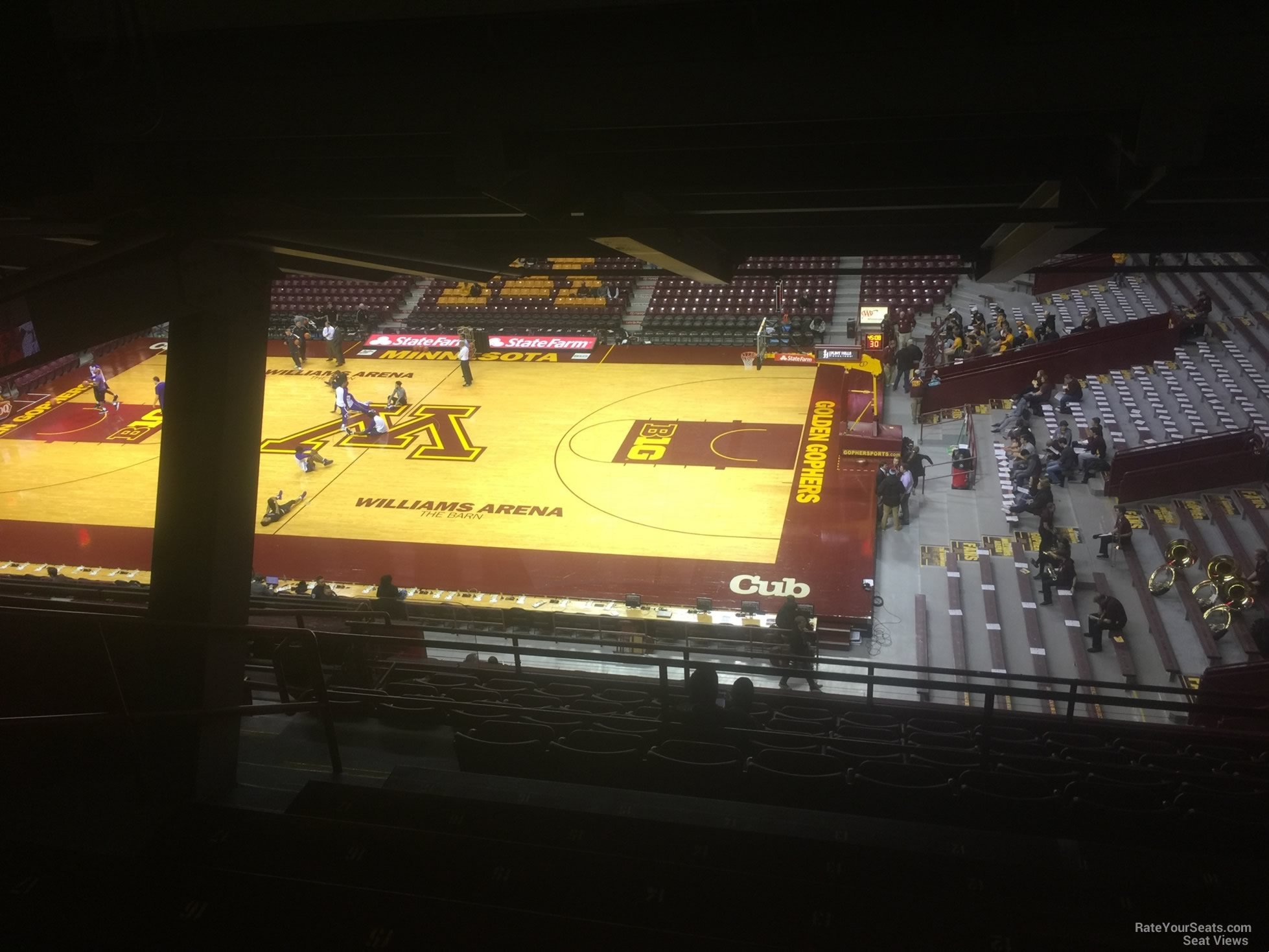 section 217, row 12 seat view  - williams arena (minnesota)