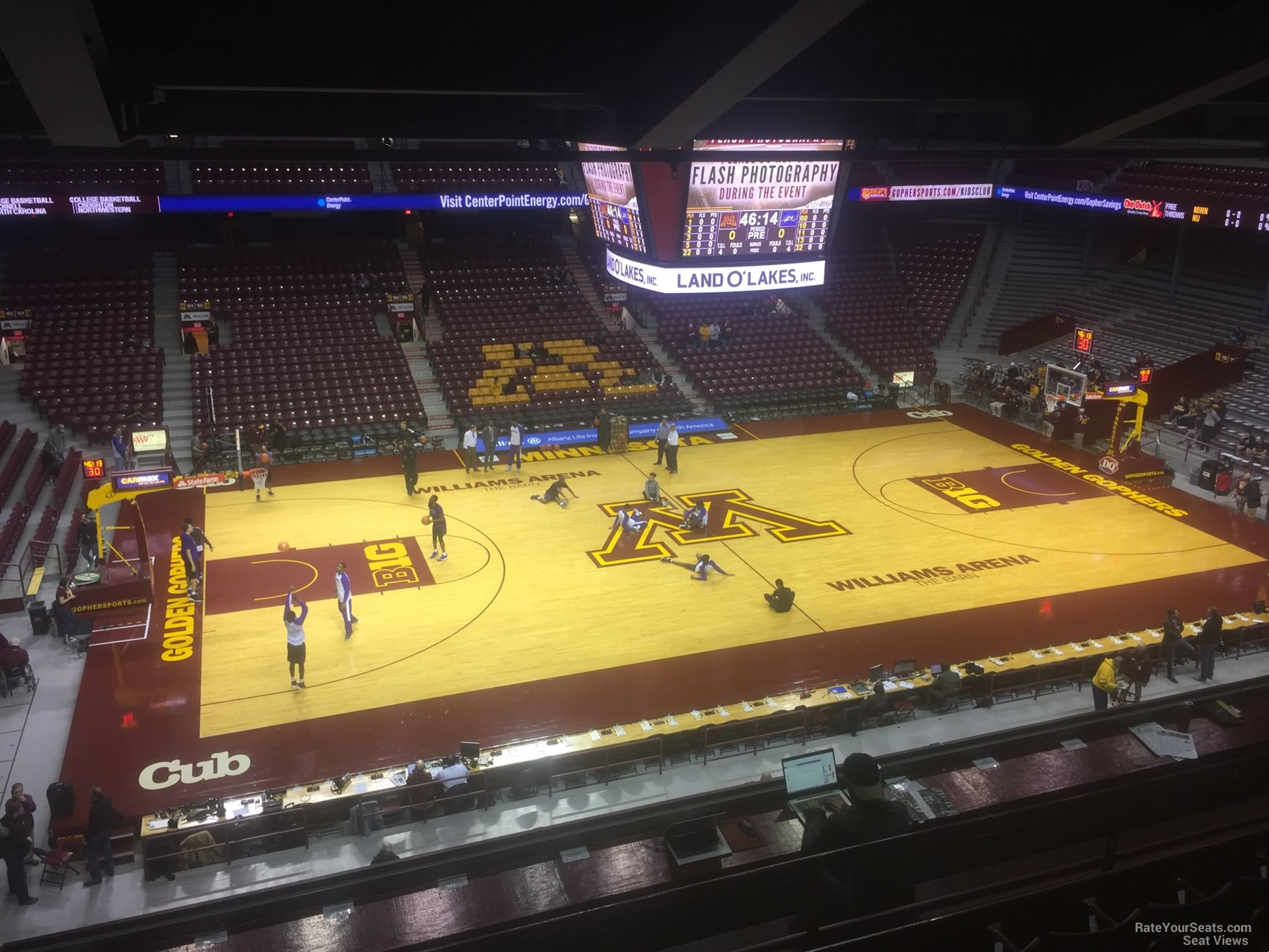 Section 220 at Williams Arena