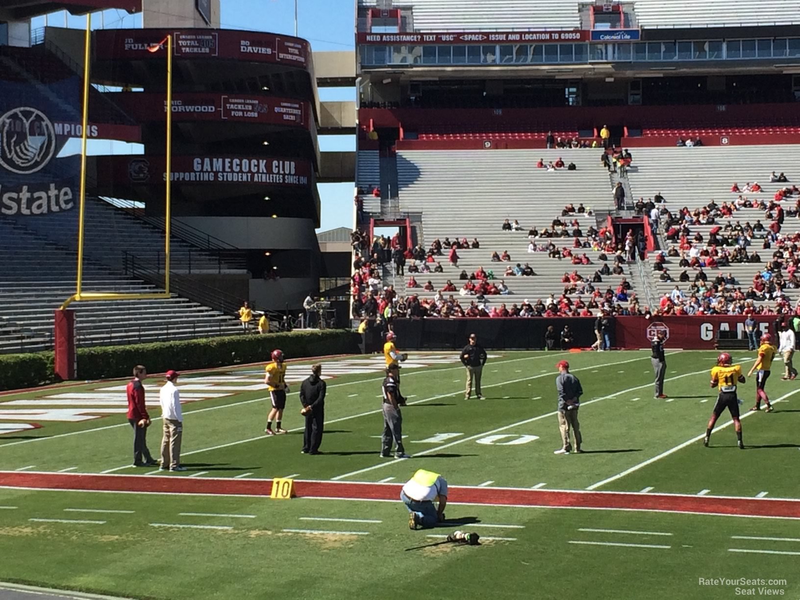 section 19, row 15 seat view  - williams-brice stadium