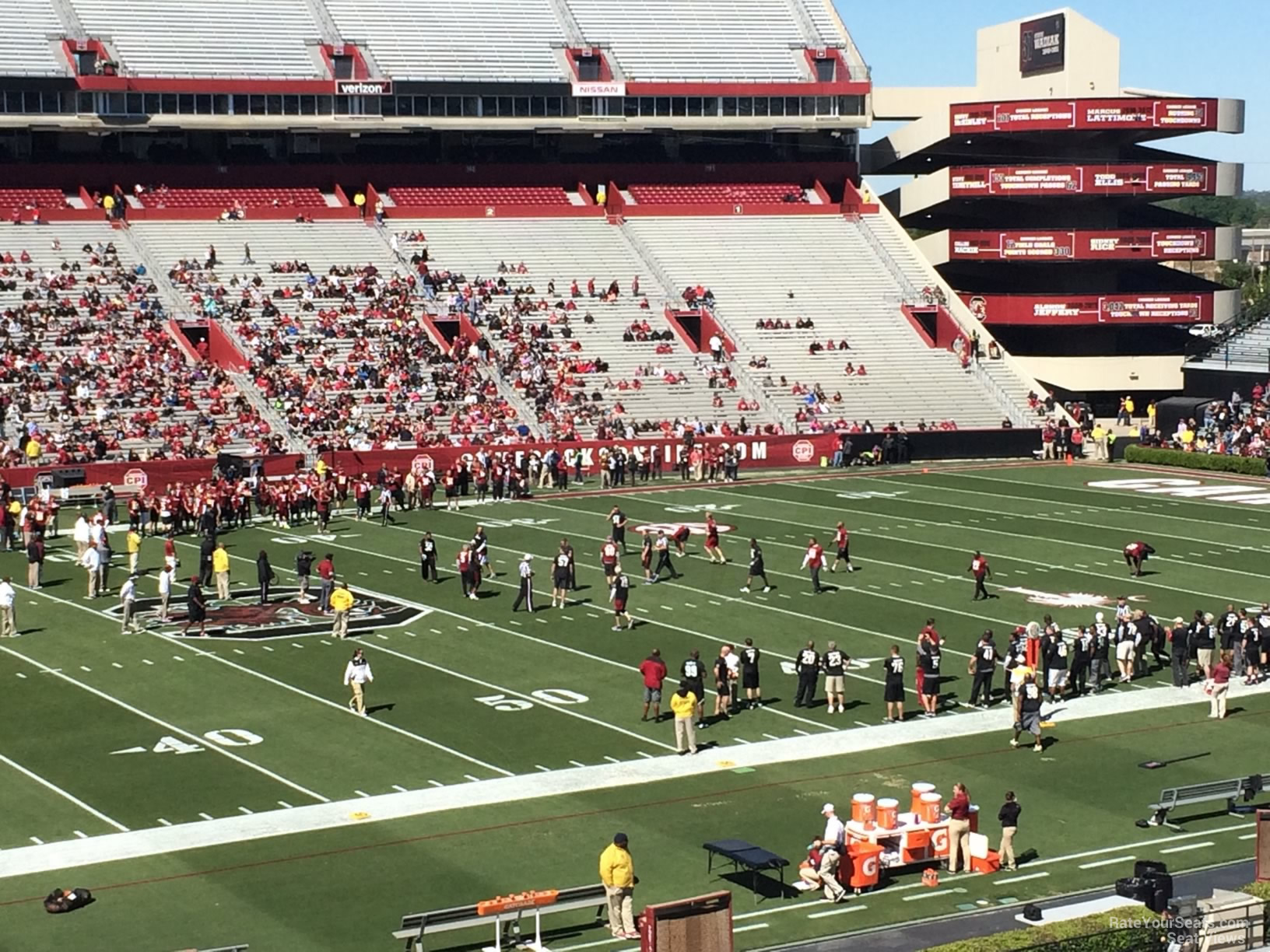 Carolina Gamecock Stadium Seating Chart