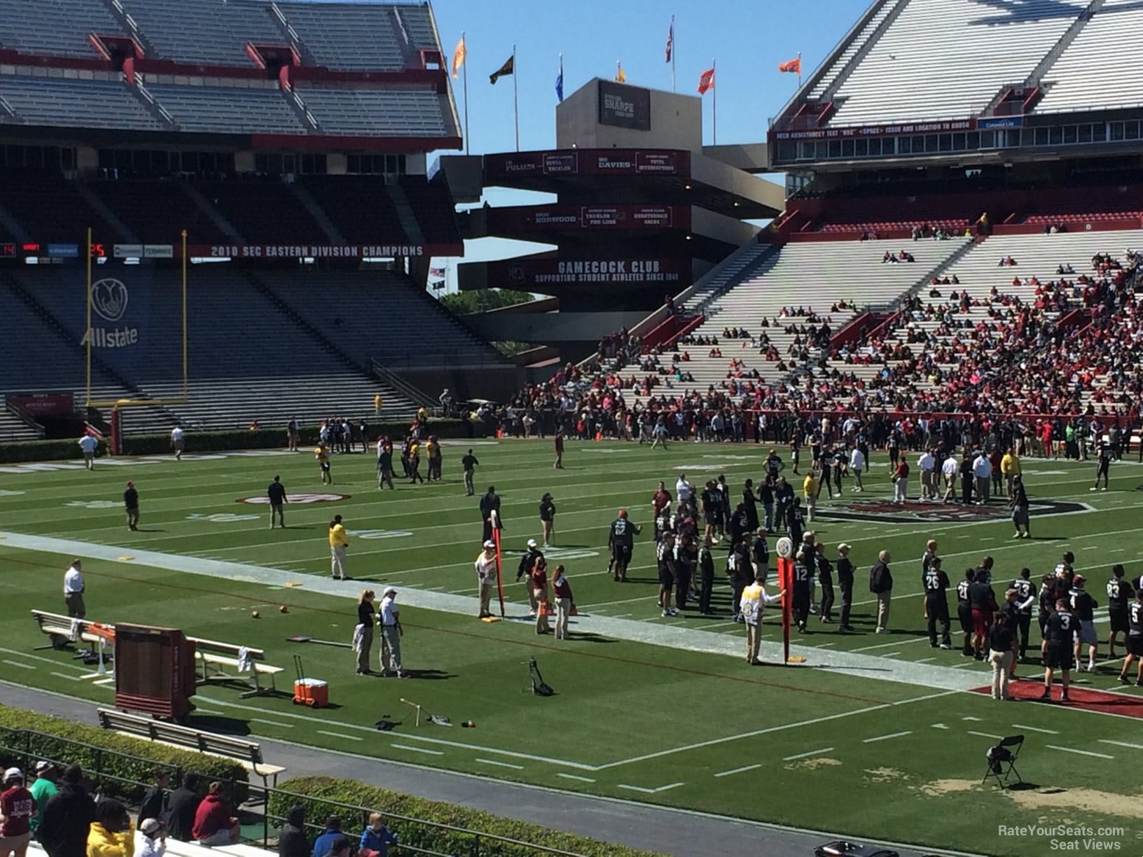 section 24, row 35 seat view  - williams-brice stadium