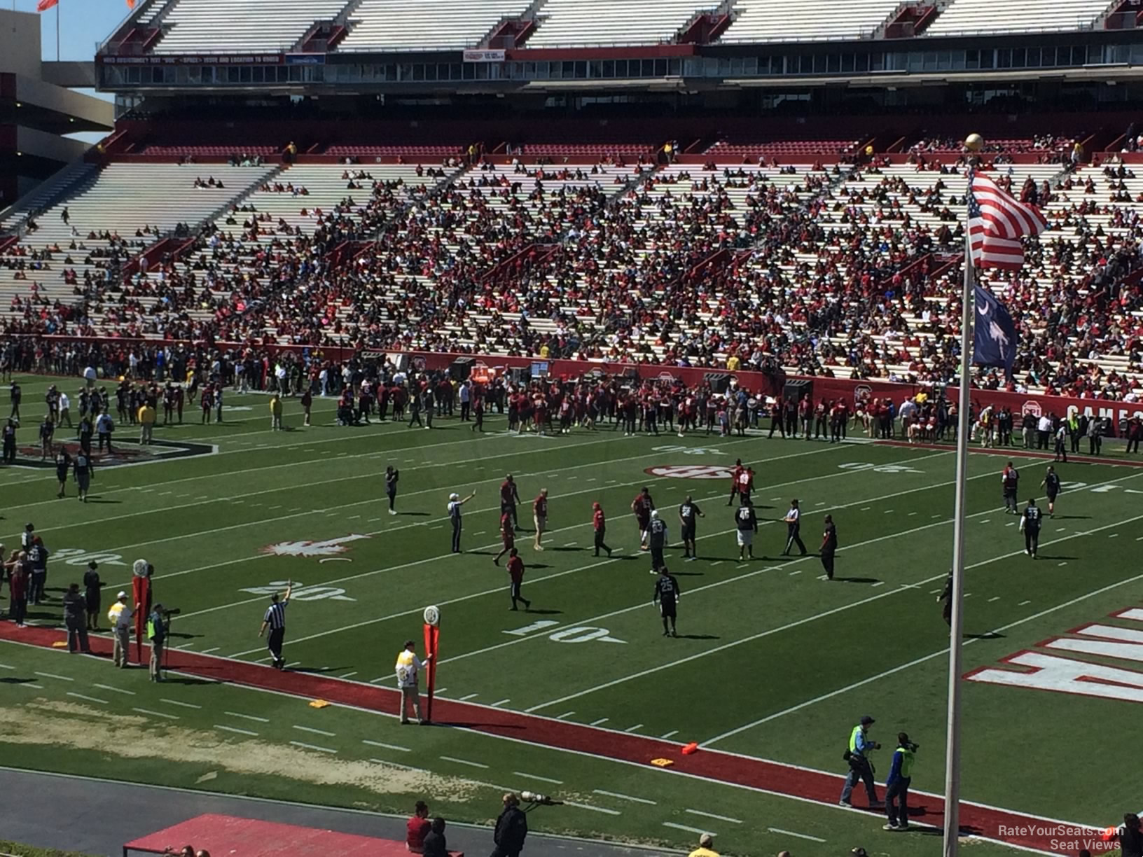 section 26, row 40 seat view - williams-brice stadium