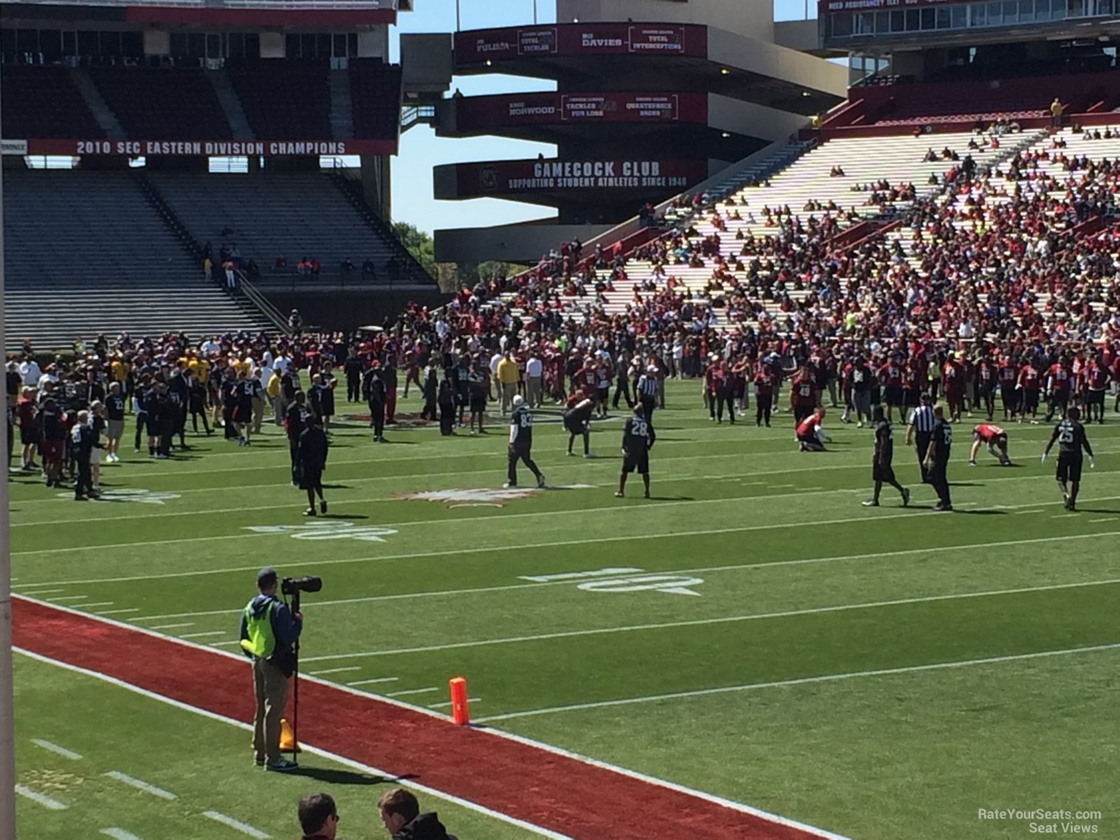 section 27, row 15 seat view  - williams-brice stadium