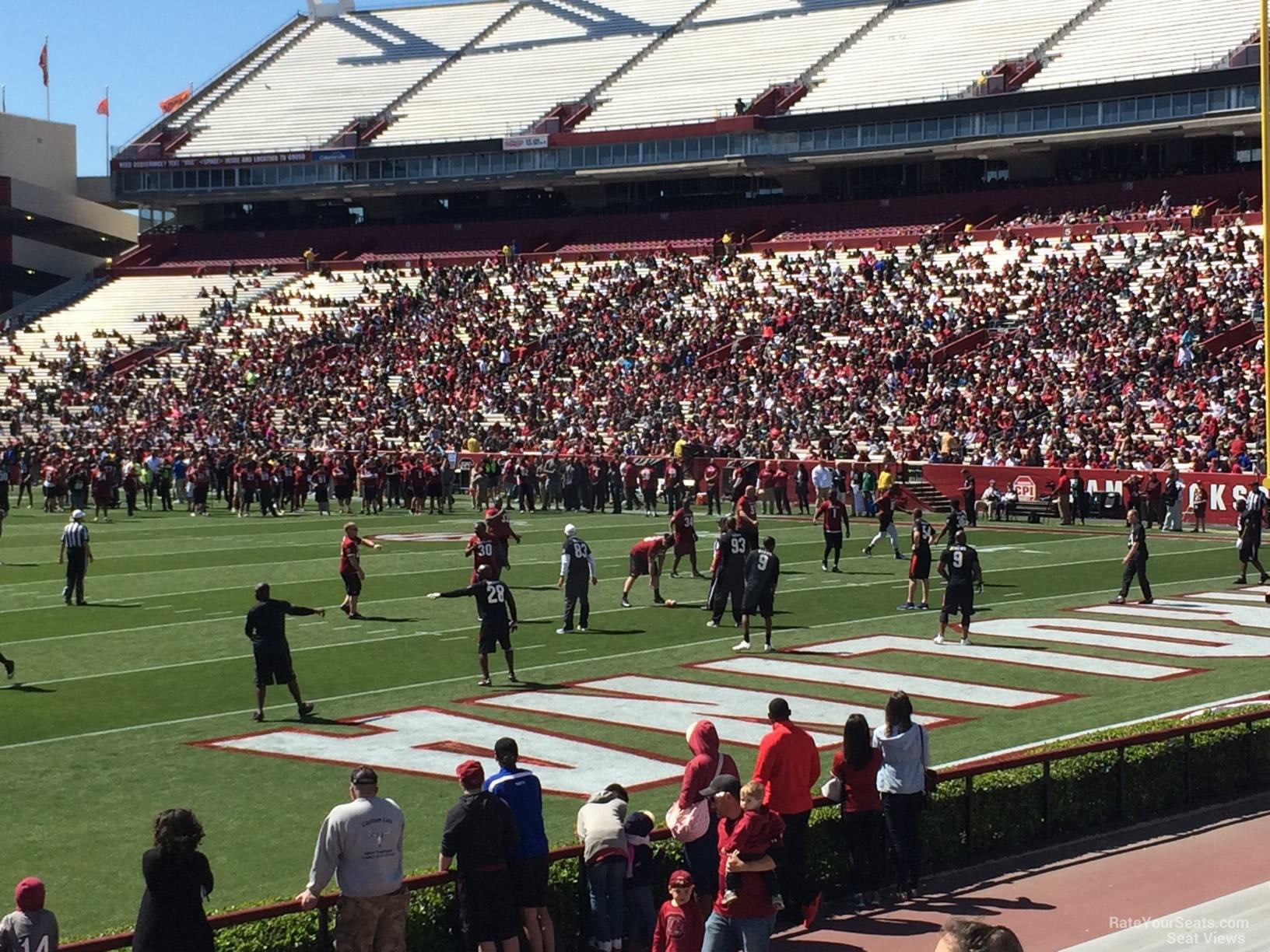 section 28, row 15 seat view  - williams-brice stadium