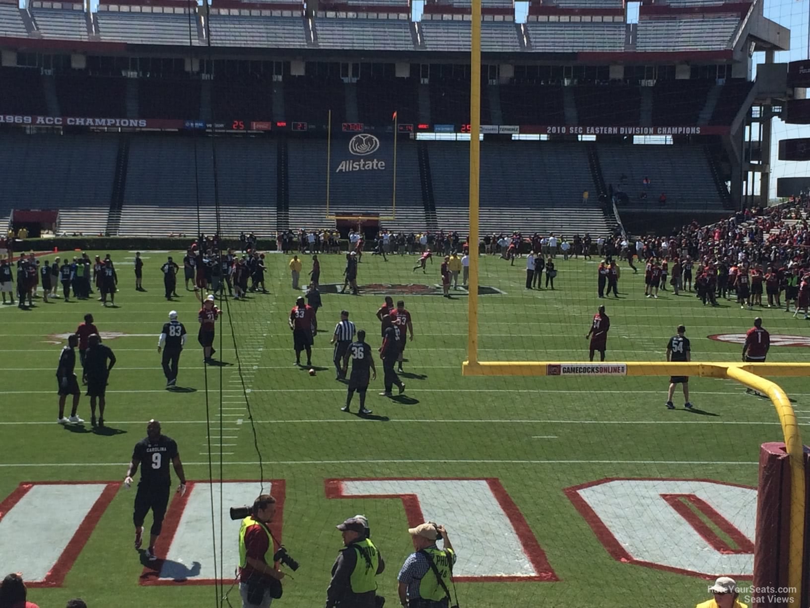 section 31, row 15 seat view  - williams-brice stadium