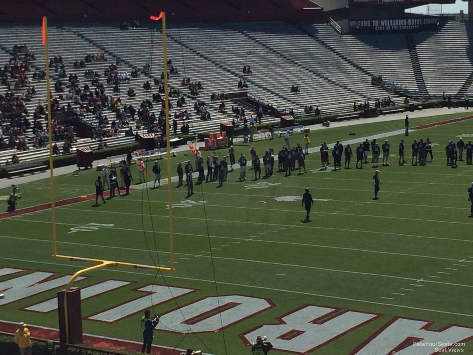 section 34, row 35 seat view  - williams-brice stadium