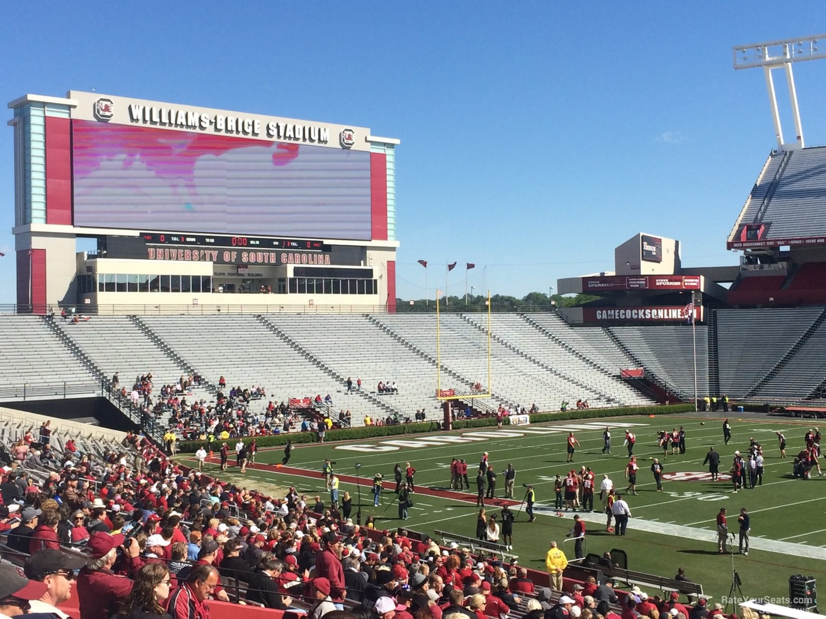 section 6, row 35 seat view - williams-brice stadium