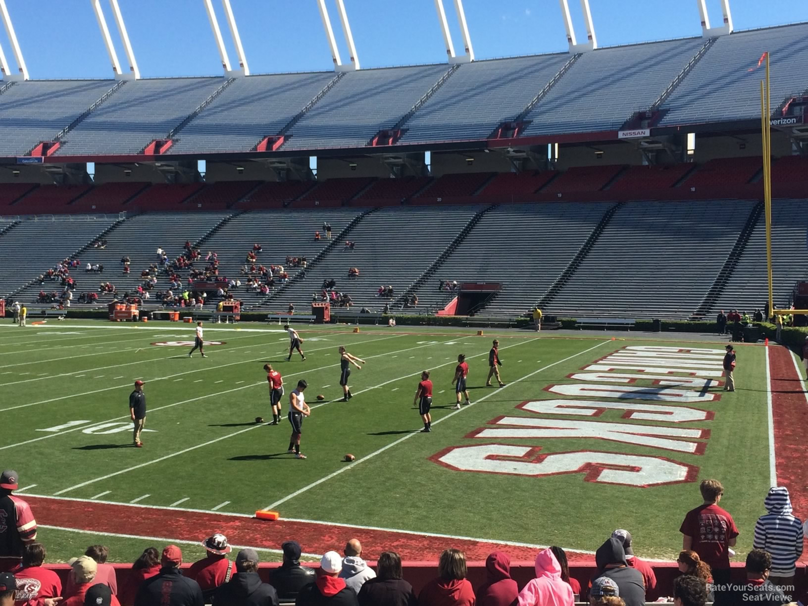 section 9, row 15 seat view  - williams-brice stadium