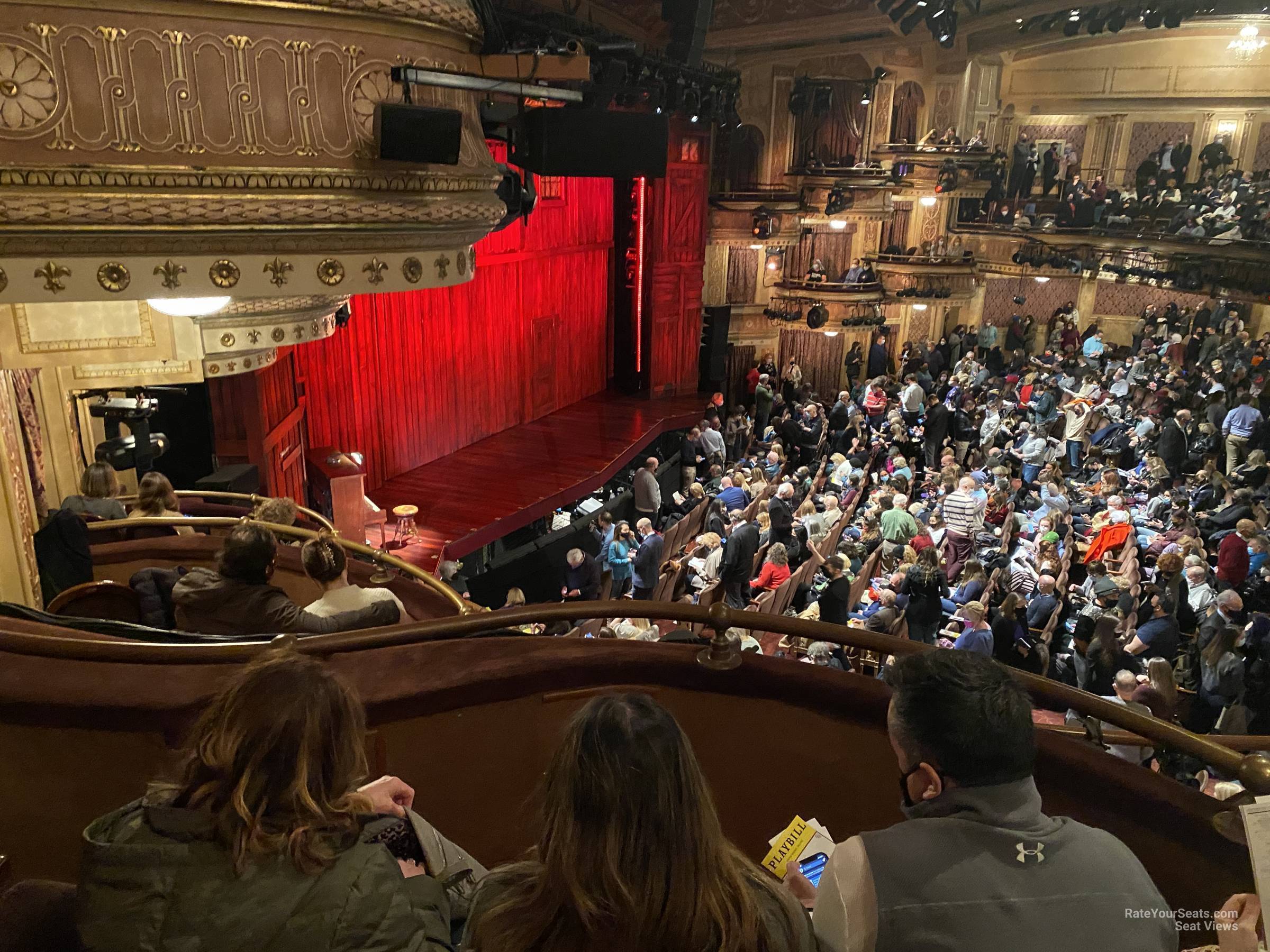 left boxes seat view  - winter garden theatre - nyc