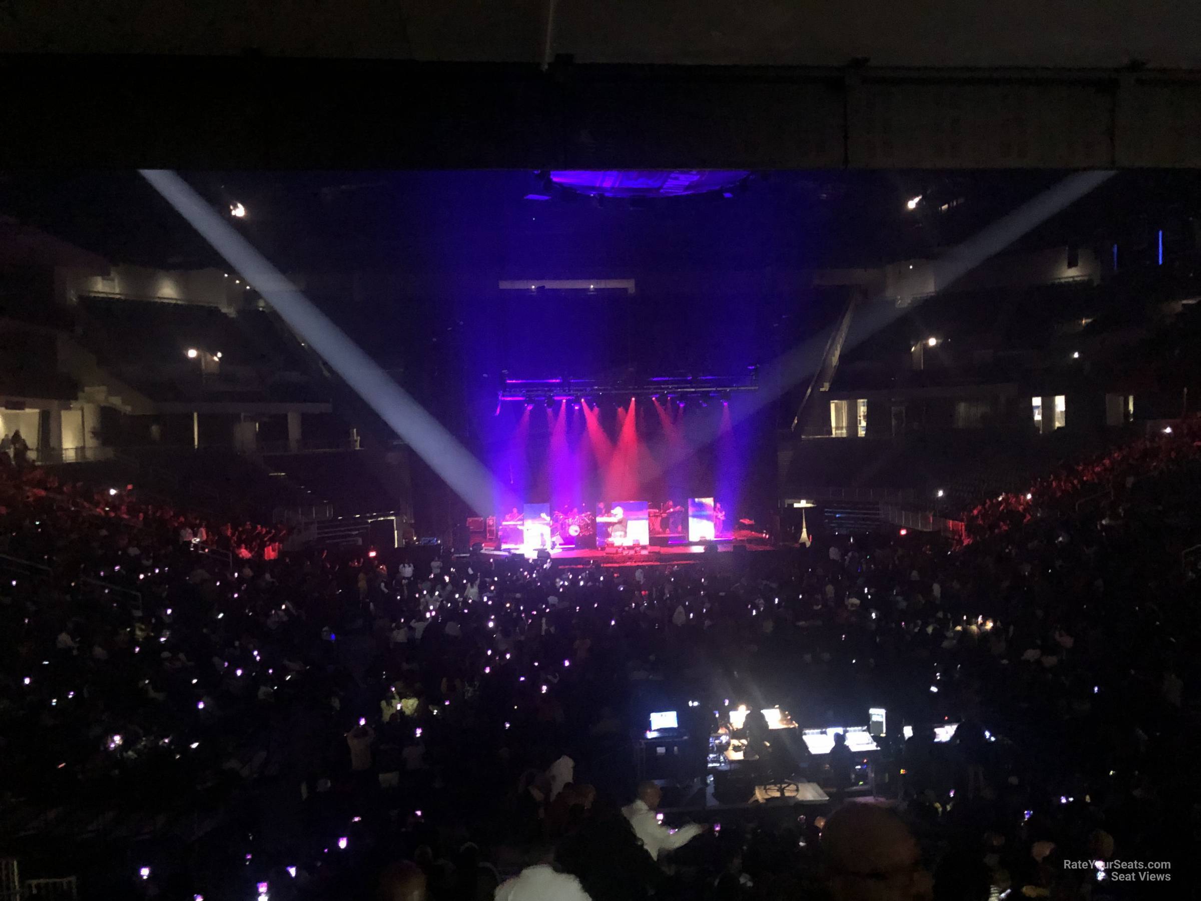 section 103, row q seat view  for concert - wintrust arena