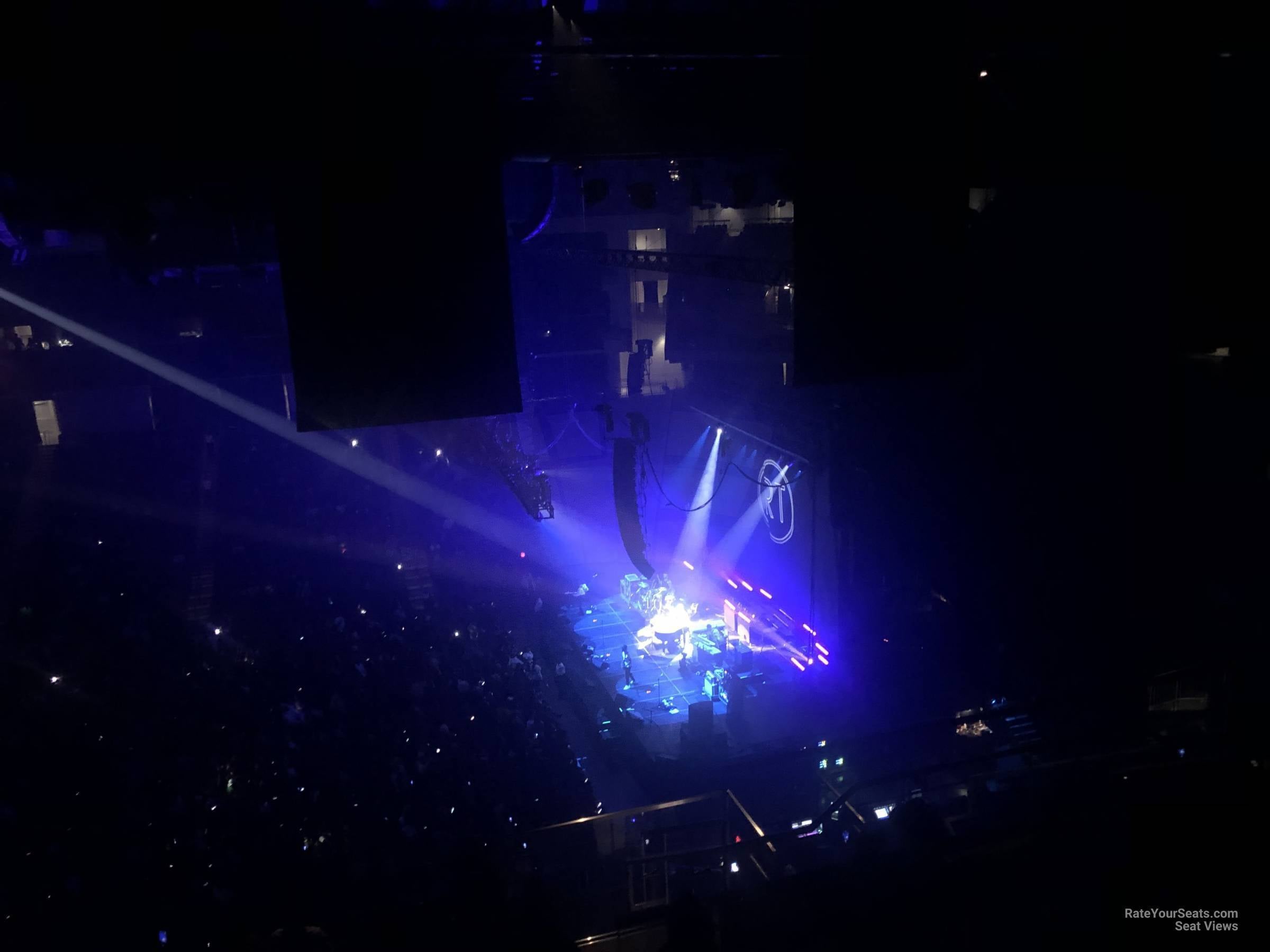 section 225, row m seat view  for concert - wintrust arena