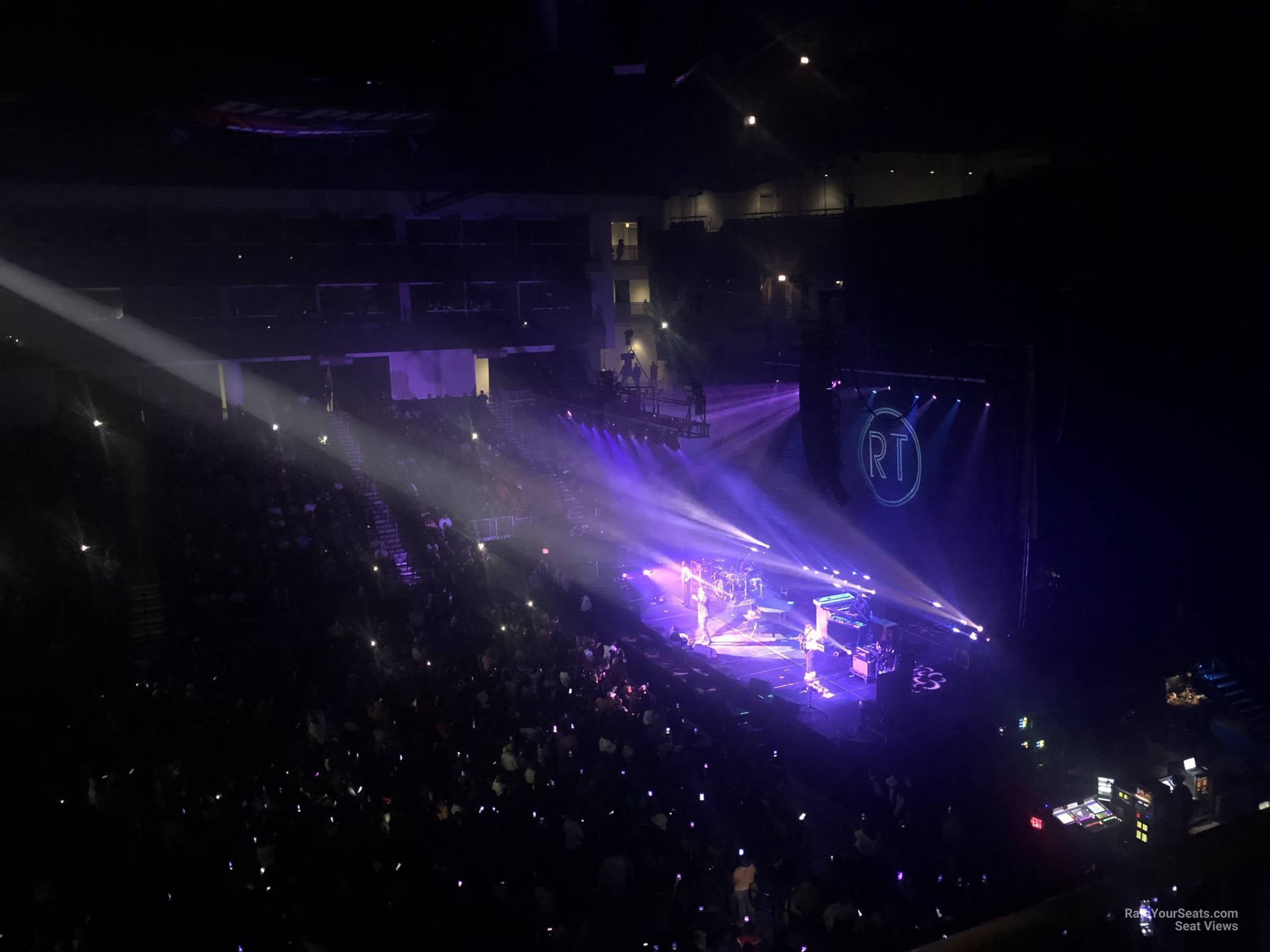 section 226, row d seat view  for concert - wintrust arena