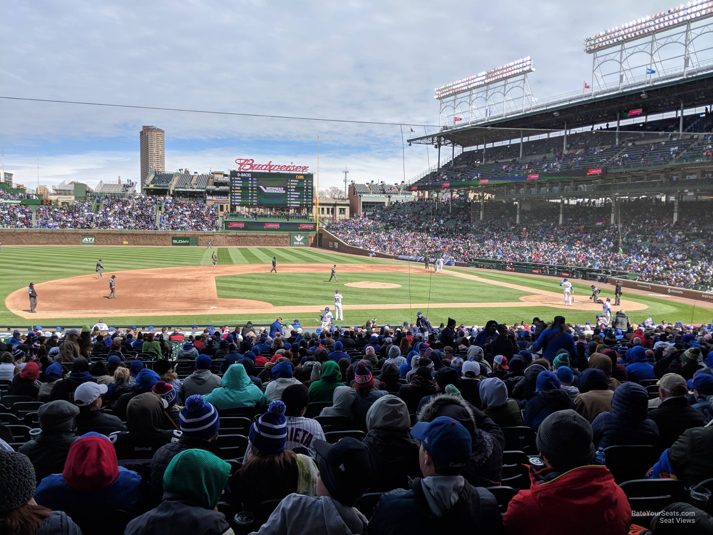 View From Seat Wrigley - caz692y