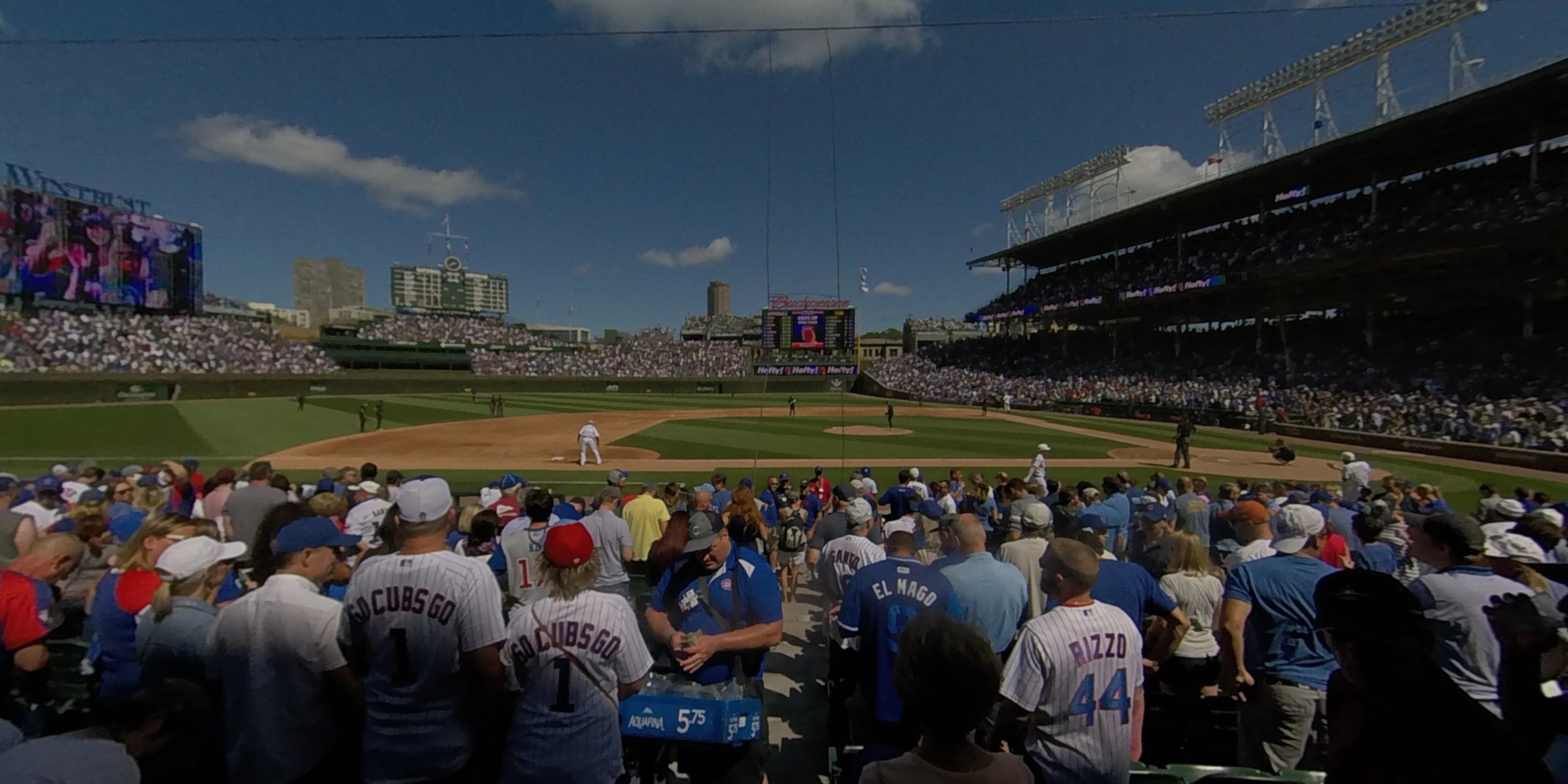 section 12 panoramic seat view  for baseball - wrigley field