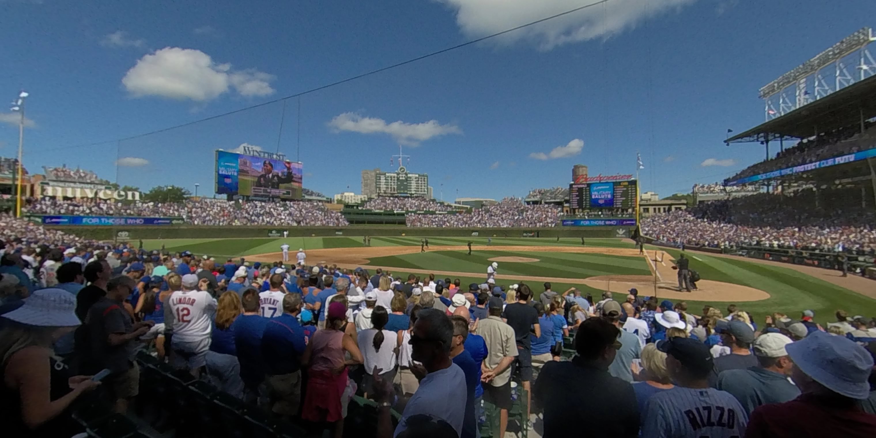section 14 panoramic seat view  for baseball - wrigley field