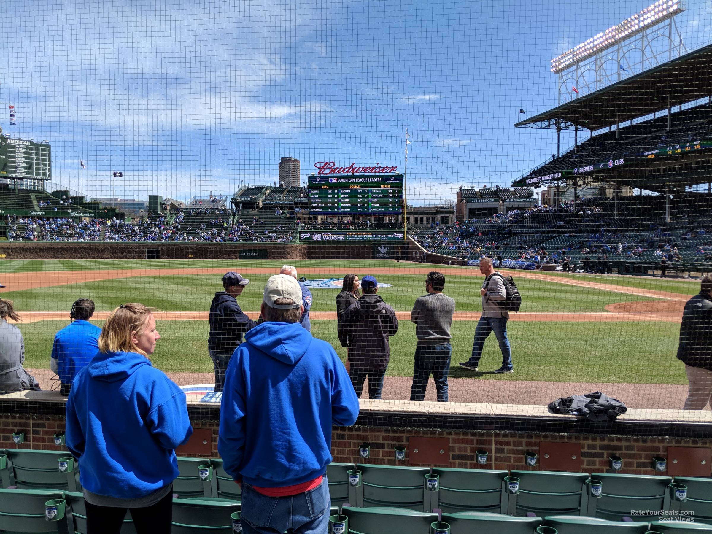 section 13, row g seat view  for baseball - wrigley field