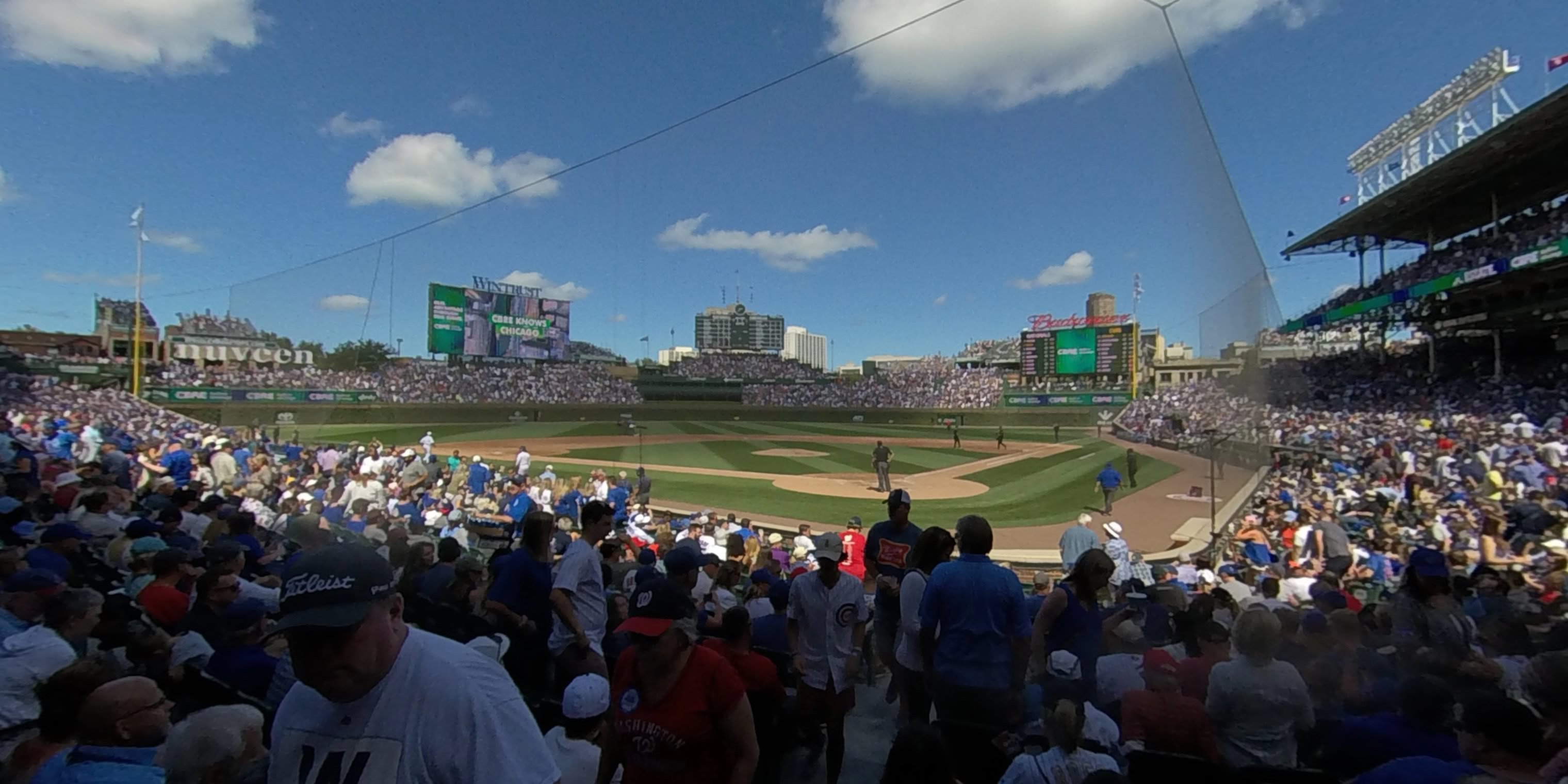 section 16 panoramic seat view  for baseball - wrigley field