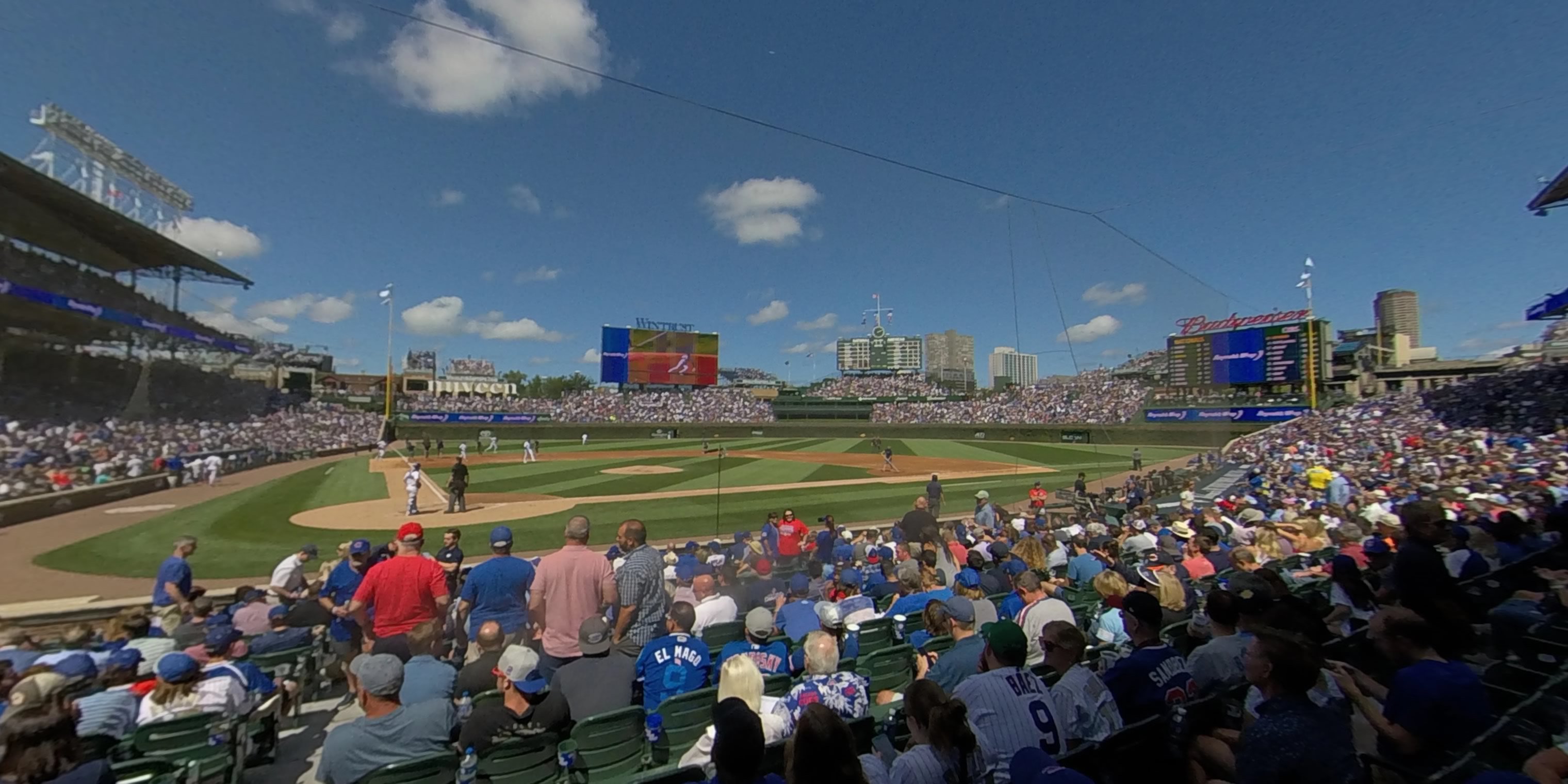 section 20 panoramic seat view  for baseball - wrigley field
