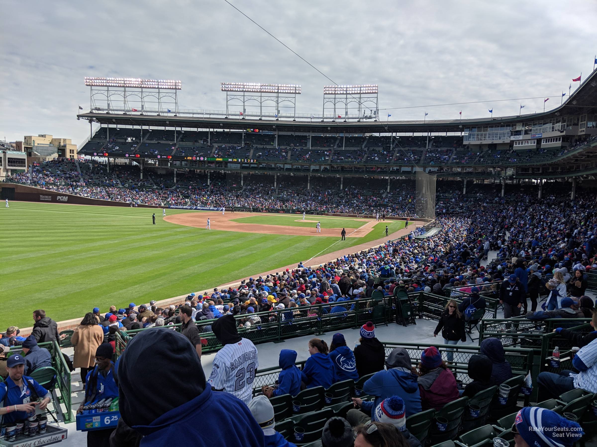 section 202, row 7 seat view  for baseball - wrigley field
