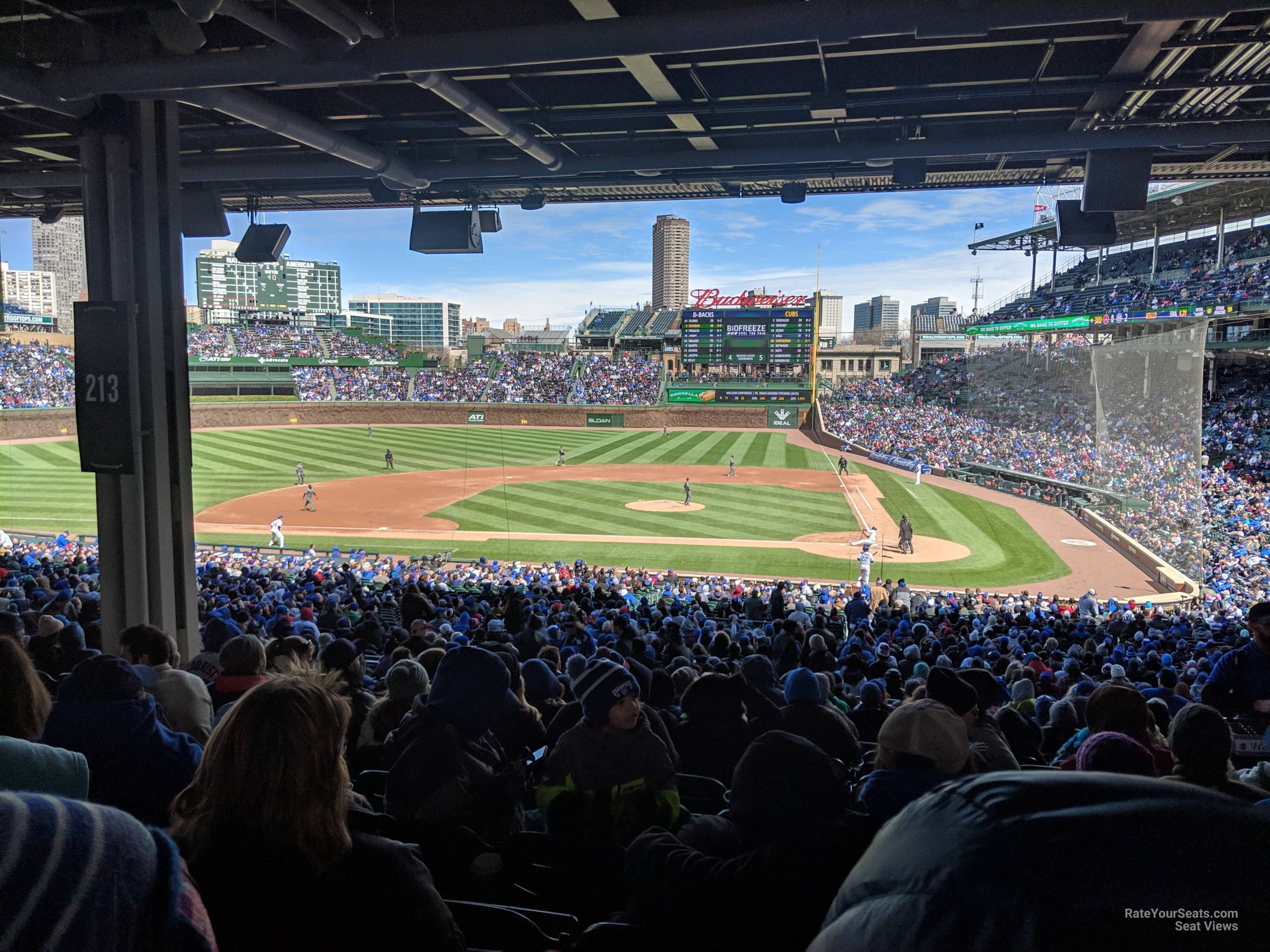 Section 213 At Wrigley Field Rateyourseats Com